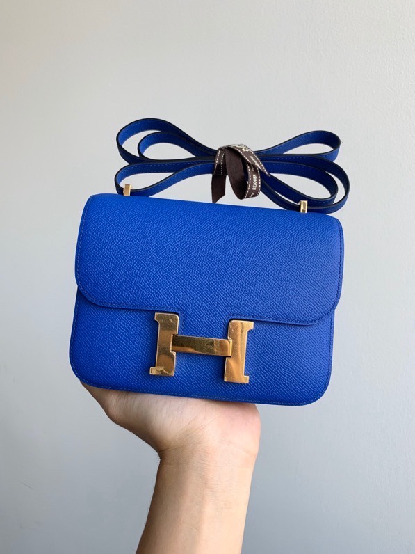 H**mes constance epsom leather-19cm