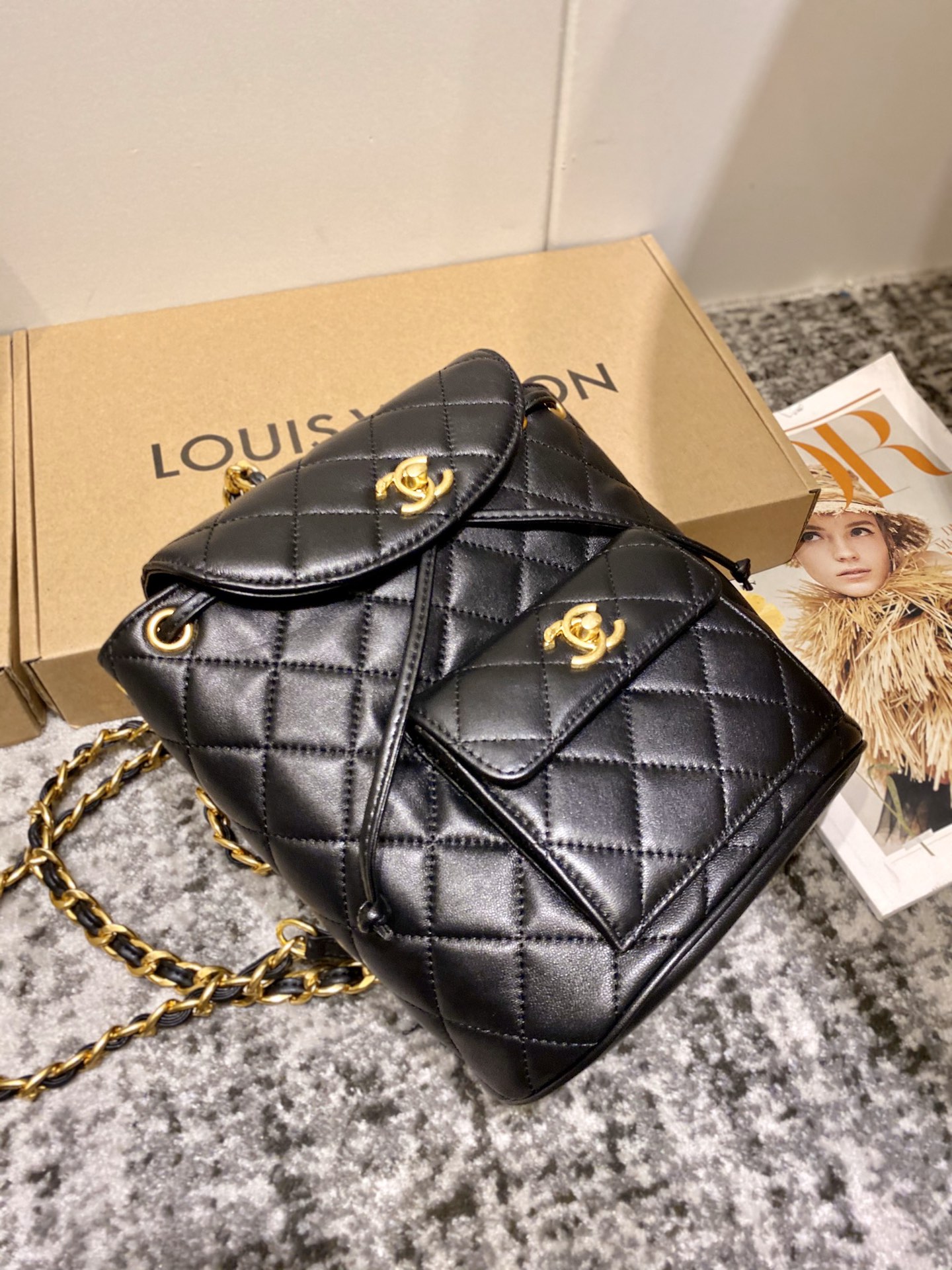 Ch@nel Vintage Backpack