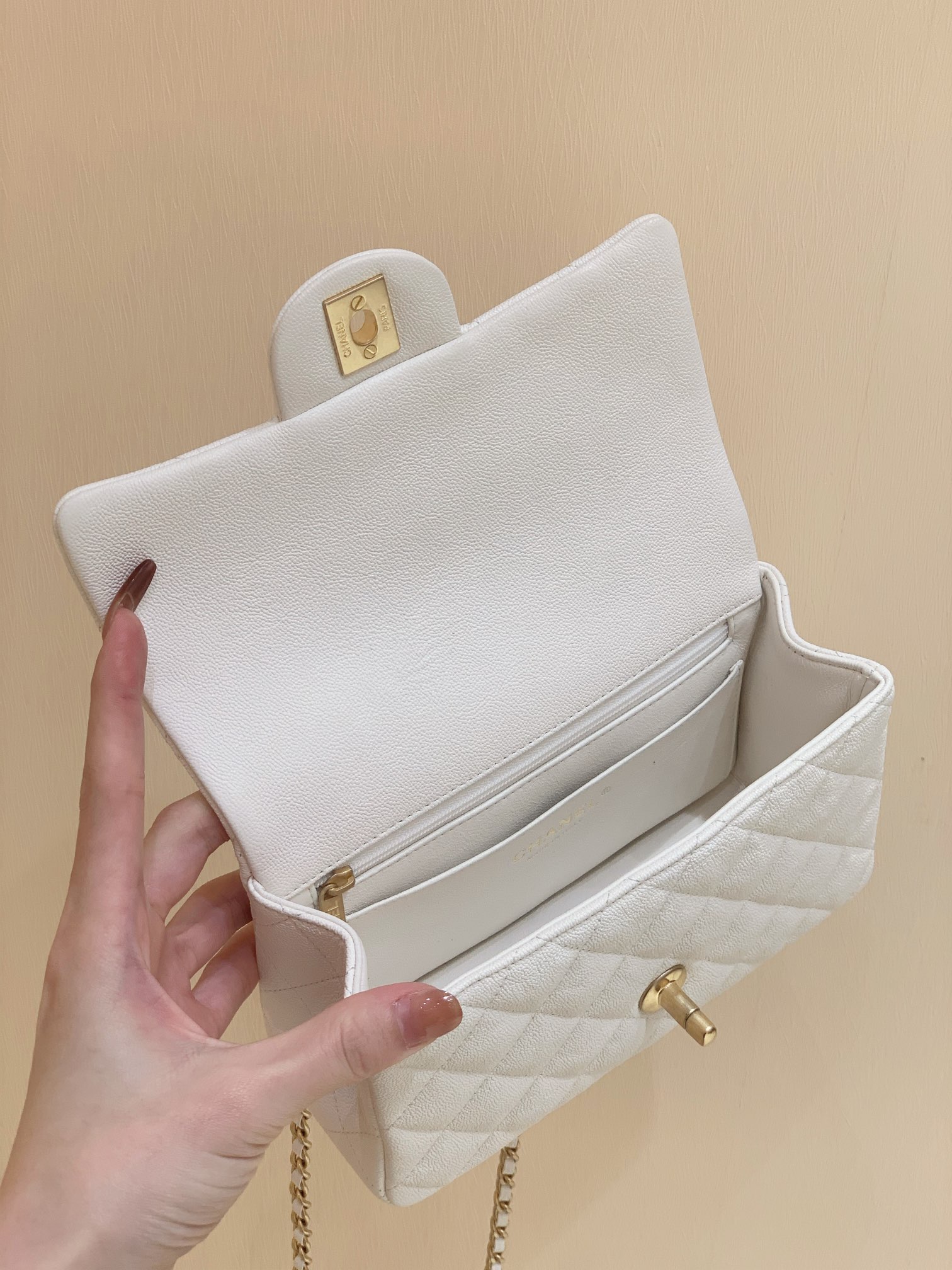 Ch@nel Flap Bag-20*13*9CM