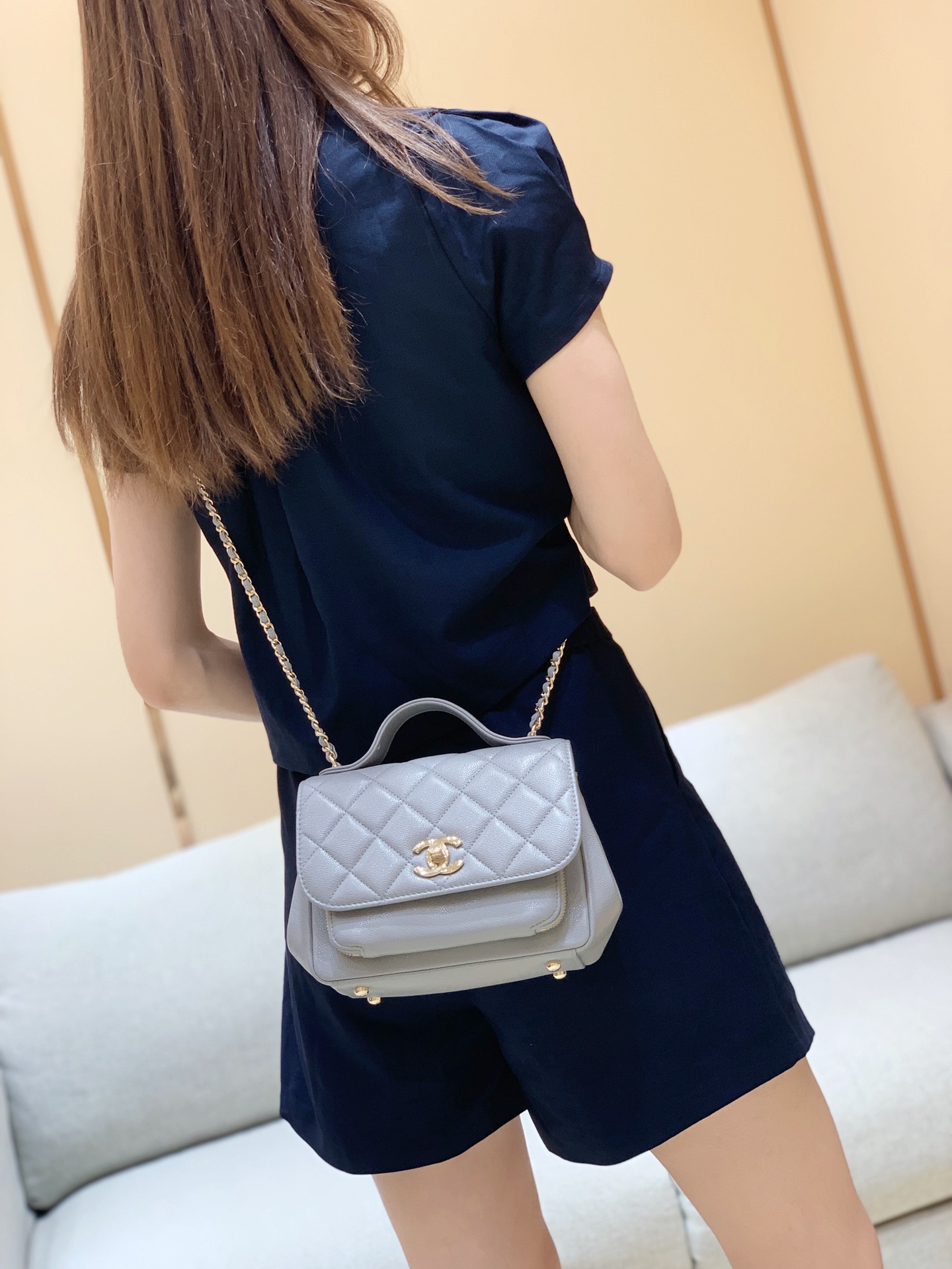 Ch@nel Flap Bag-25x21x7CM
