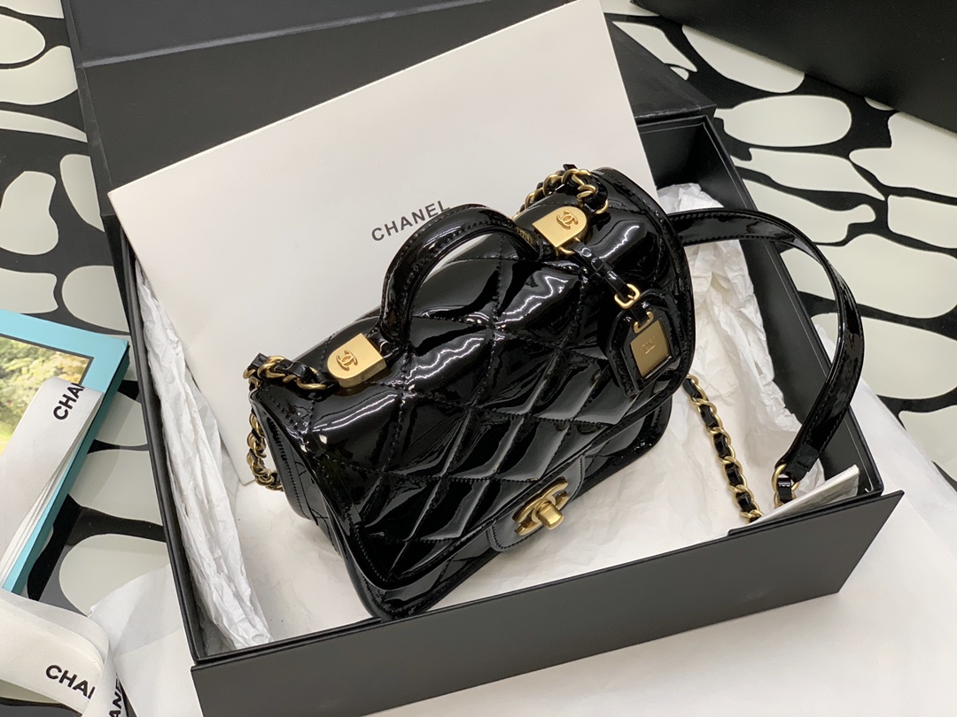 Ch@nel Flap Bag-17*20.5*6CM