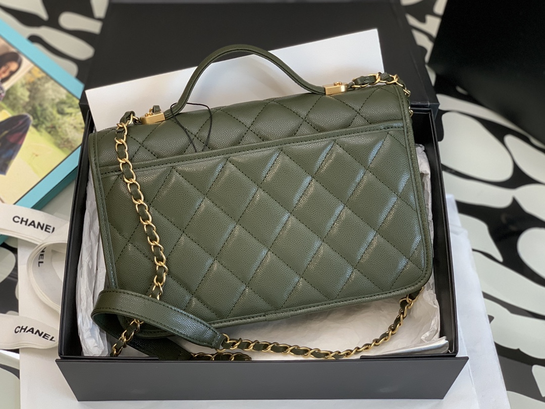 Ch@nel Flap Bag-25*21*7CM