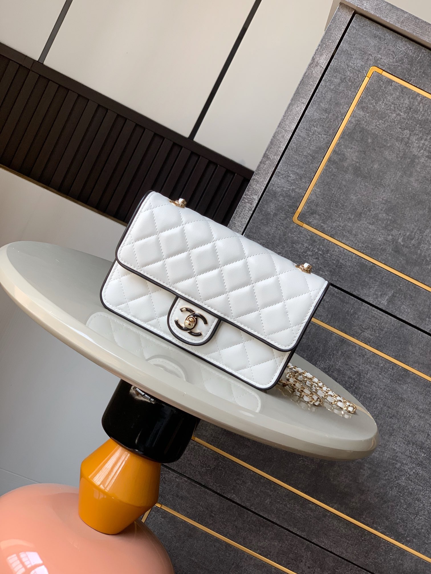 Ch@nel Flap Bag-12.3*19.2*3.5CM