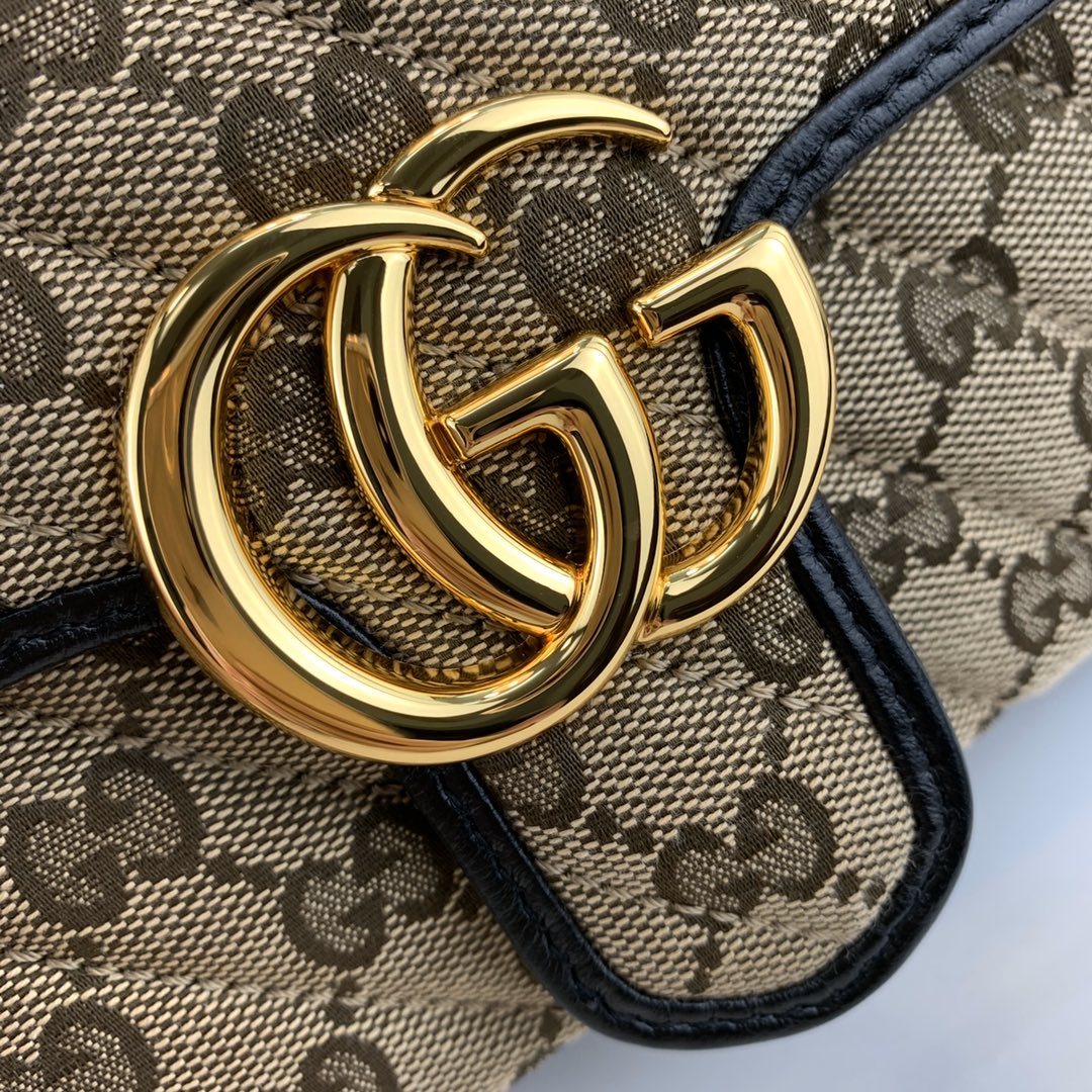G*u*i marmont bag-14*23*6cm