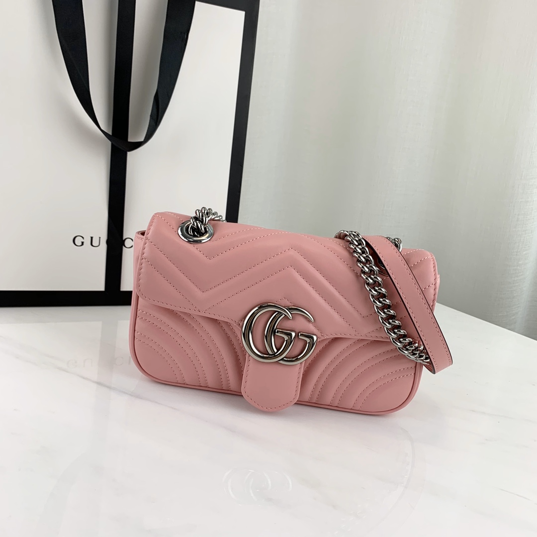 G*u*i marmont bag-14*23*6cm