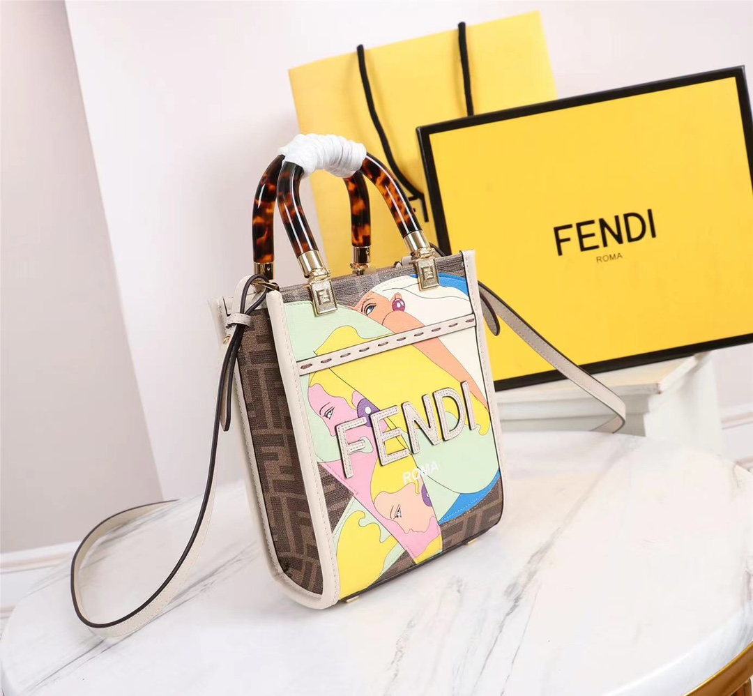 F**di mini tote bag-13*18*6.5cm