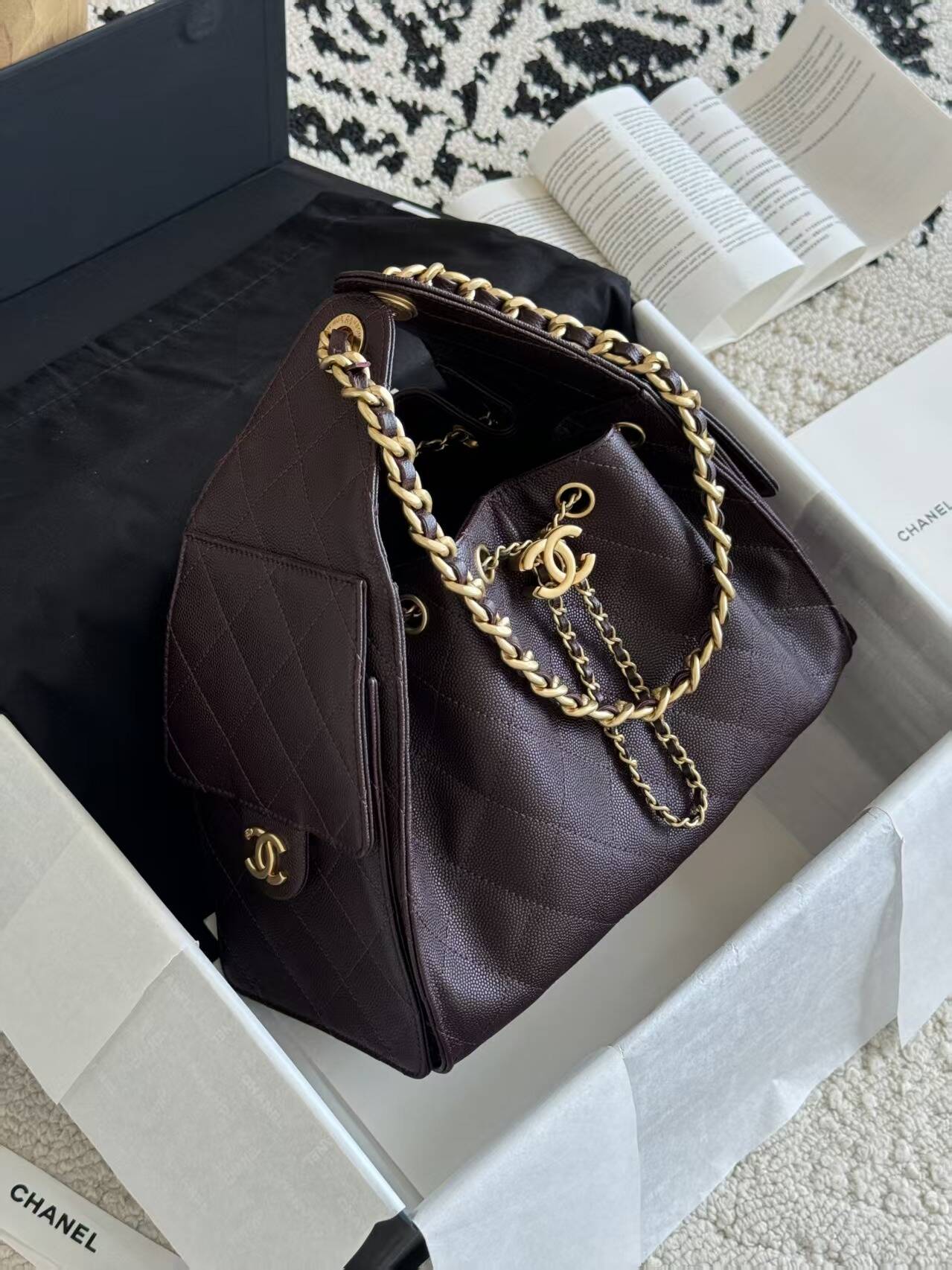 Ch@nel Bag--30*26*14CM