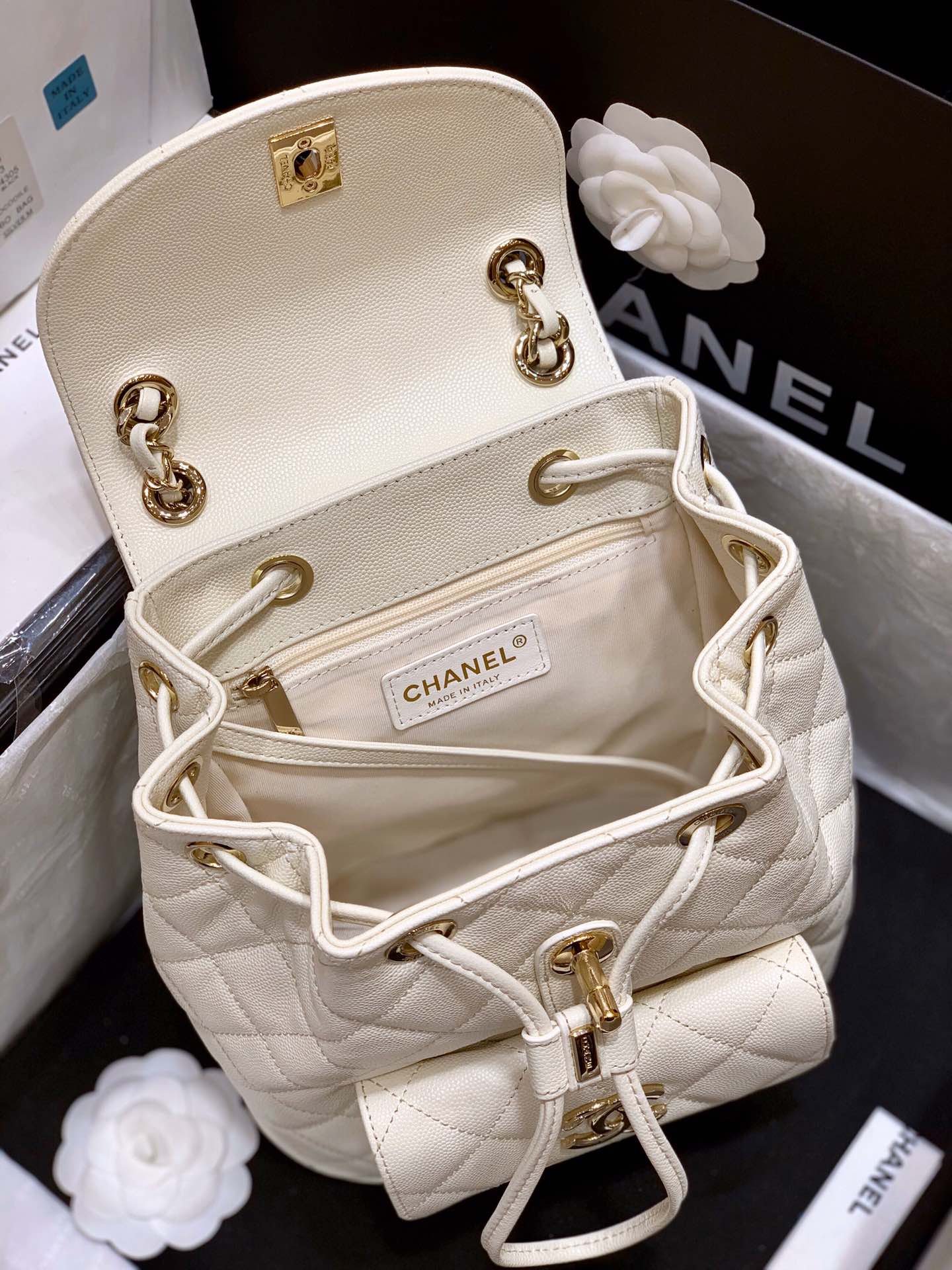 Ch@nel Backpack -22.5x24x12CM