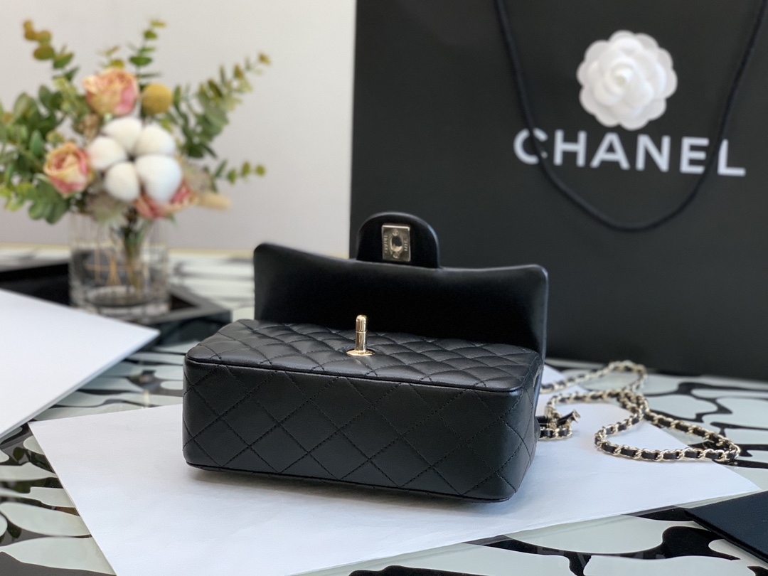 Ch@nel Flap Bag-20*13*9CM