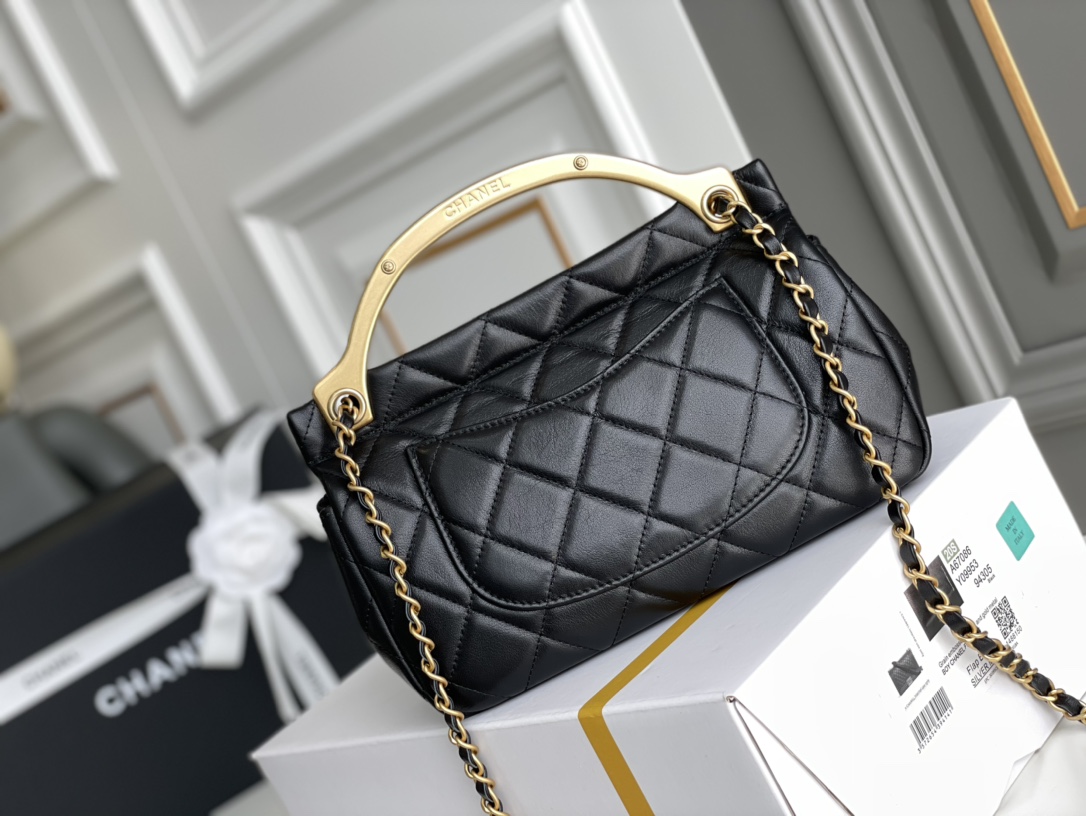 Ch@nel Handle Bag-23*20*8CM
