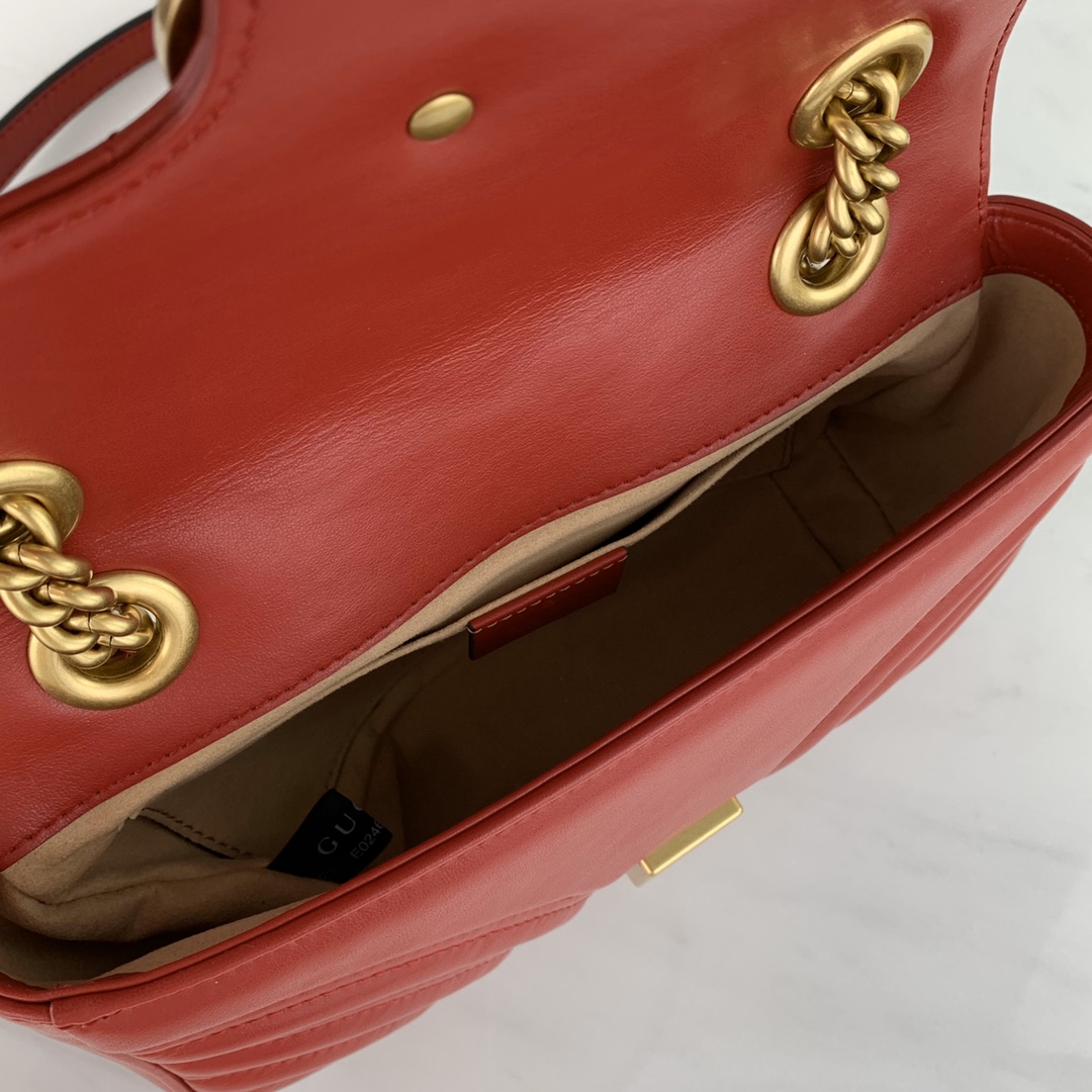G*u*i marmont bag-14*23*6cm