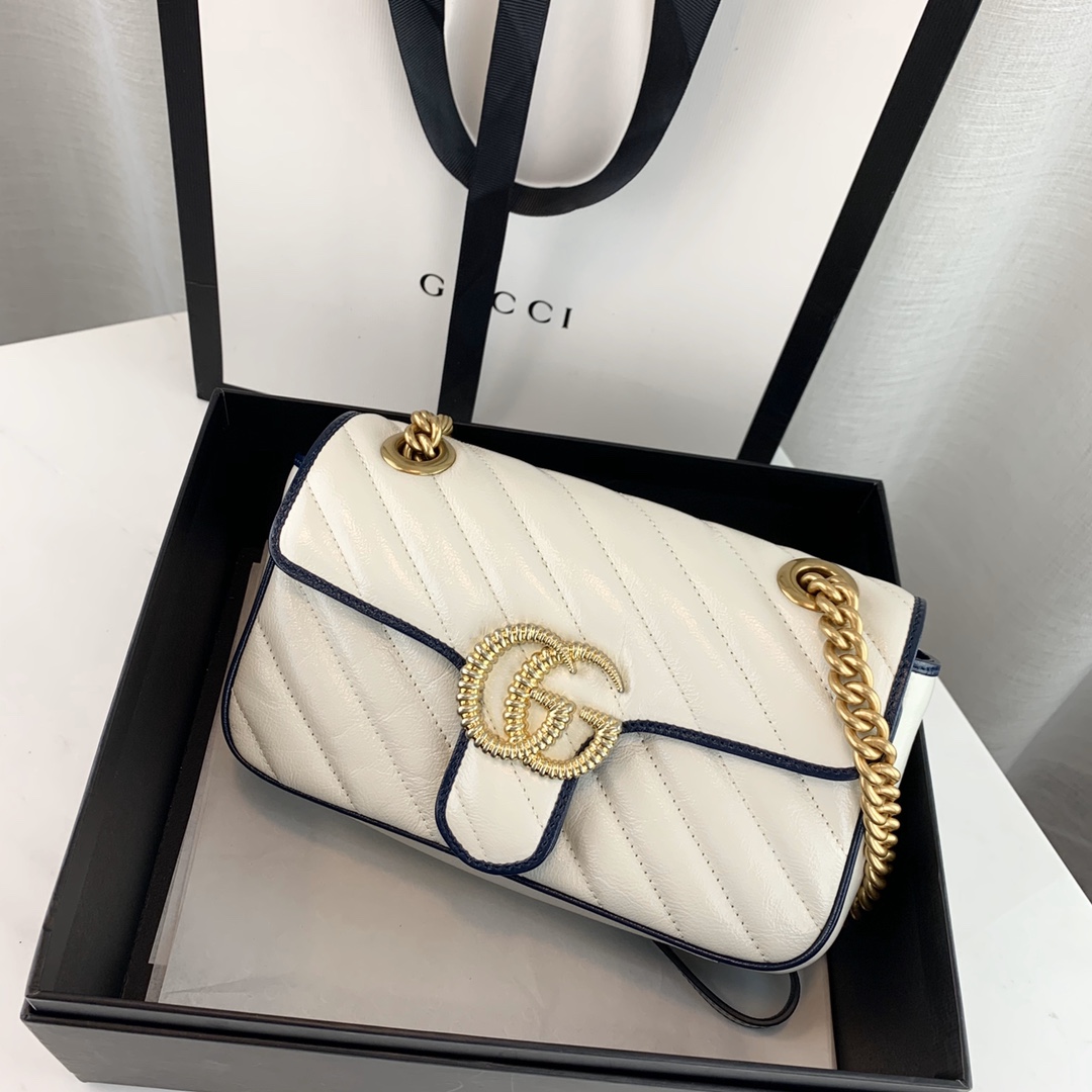 G*u*i marmont bag-14*23*6cm
