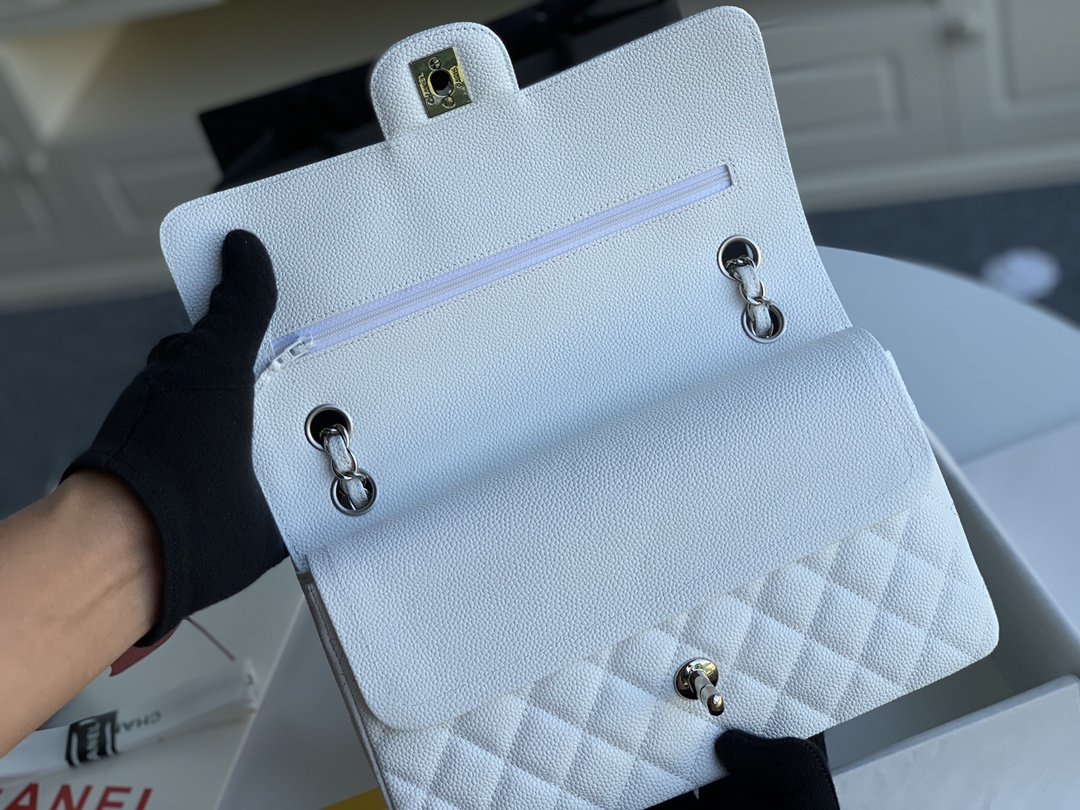 Ch@nel Flap Bag-Caviar Leather-25CM