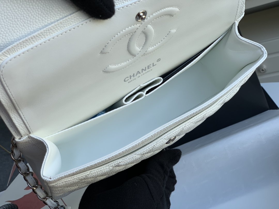 Ch@nel Flap Bag-Caviar Leather-25CM