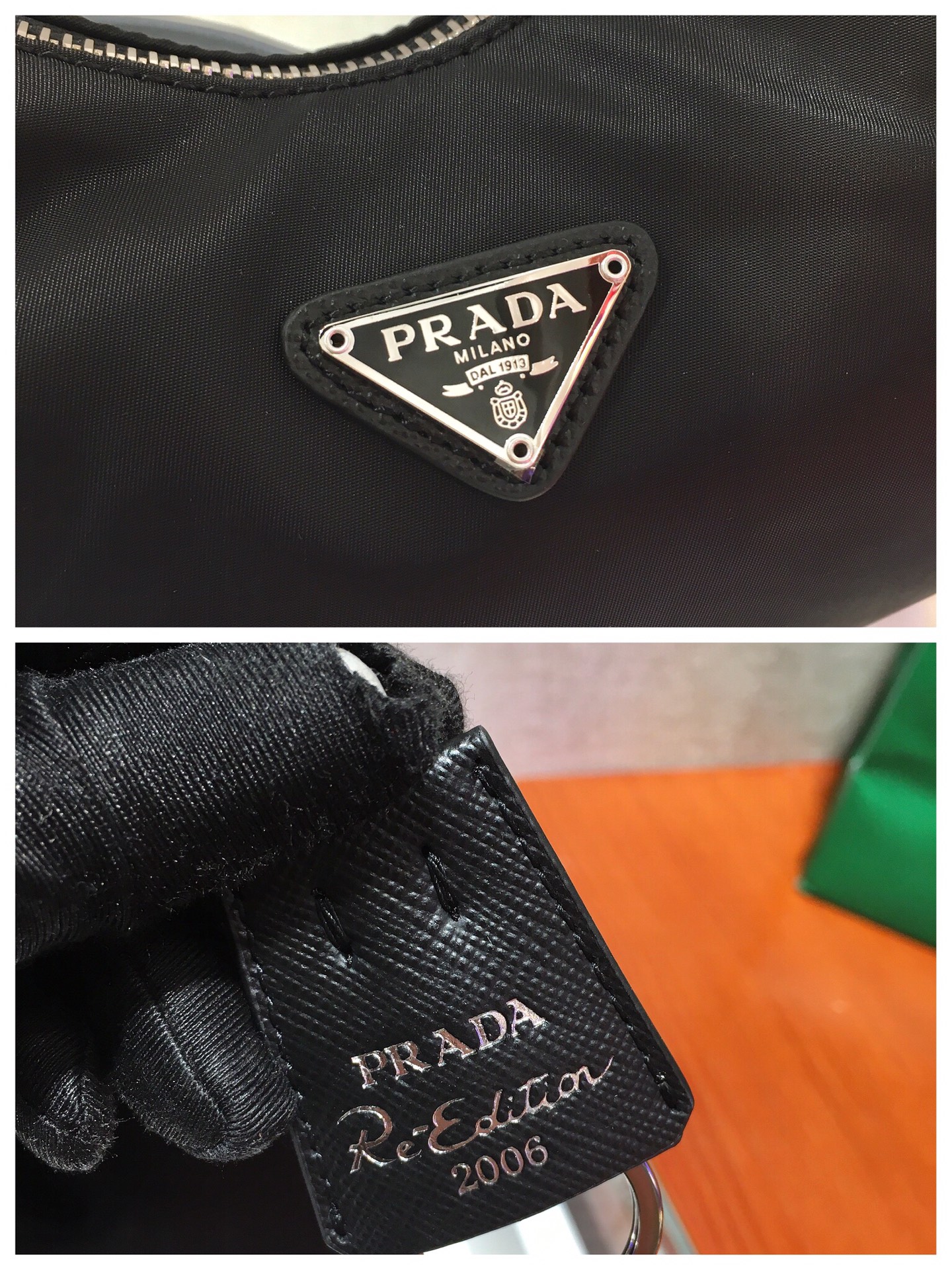 Pra*a hobo bag-1bh172 -24*16*7cm