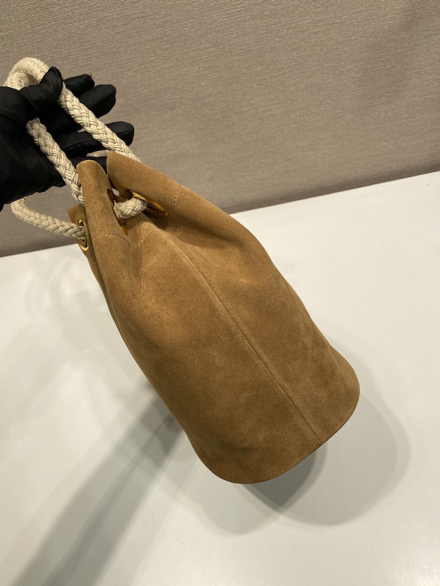 Pra*a re-nylon bucket-1be082-23.5*28*16.5cm