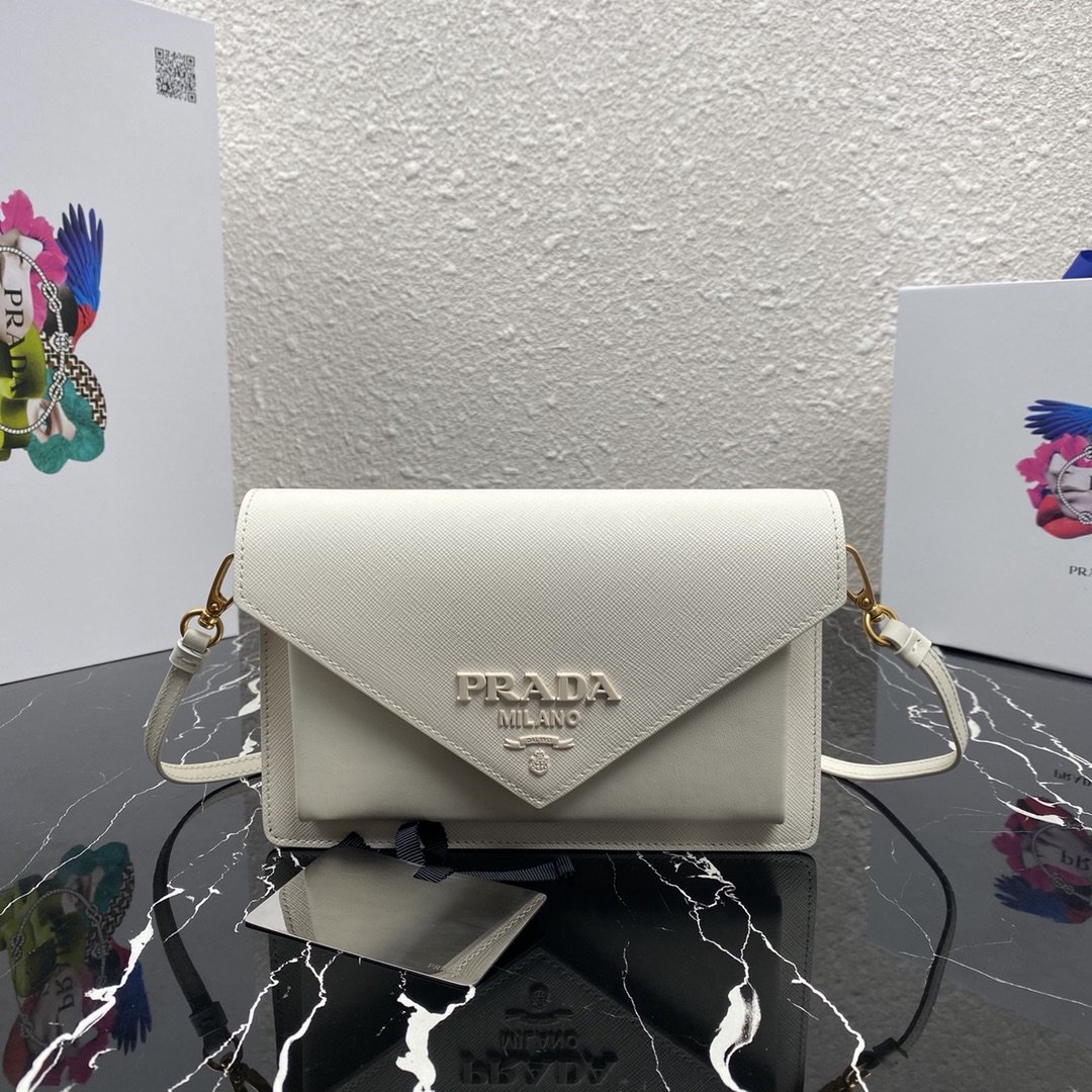 Pra*a 1bp020 saffiano chain bag-20*12*4cm
