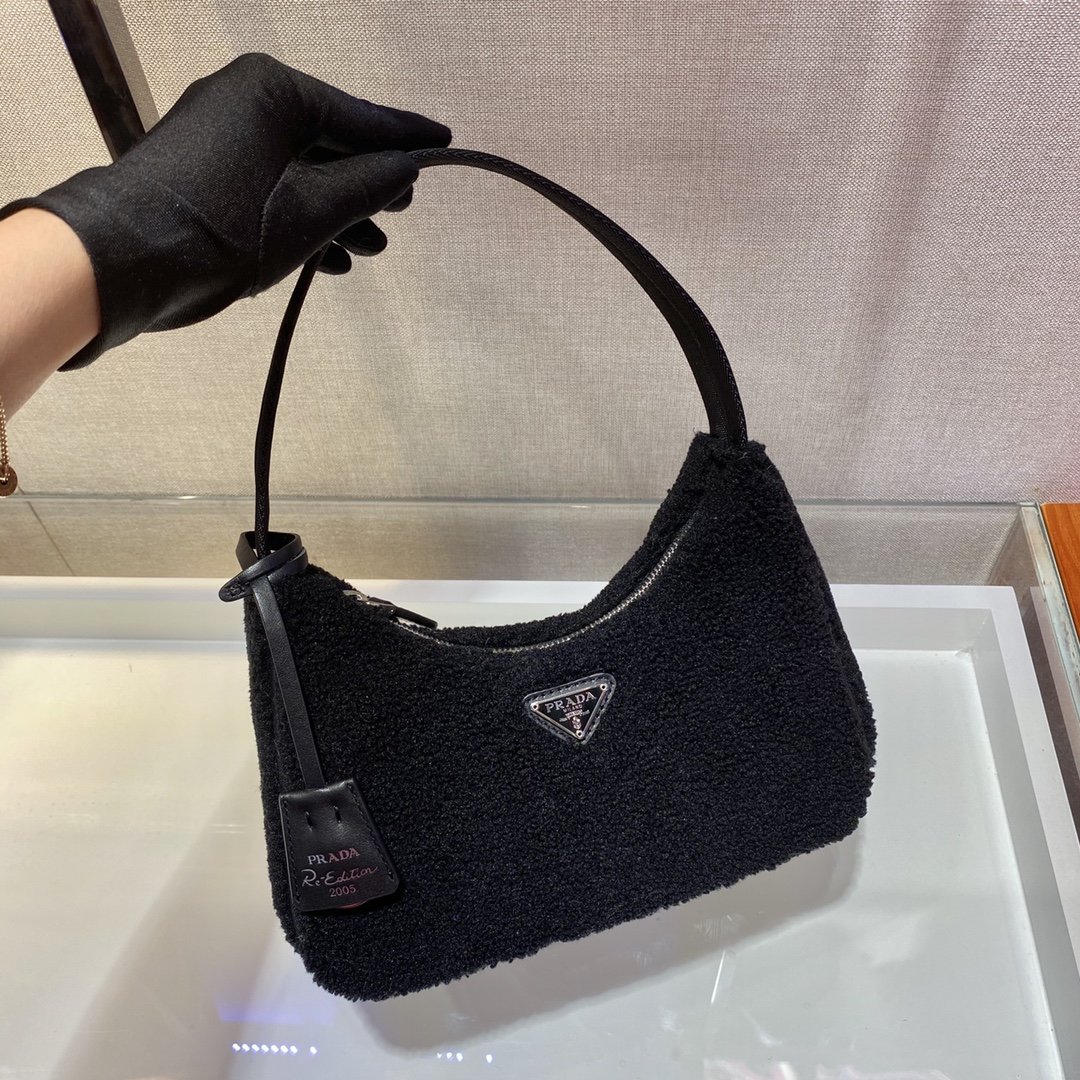 Pra*a nylon ne515 hobo bag-23*14*5cm