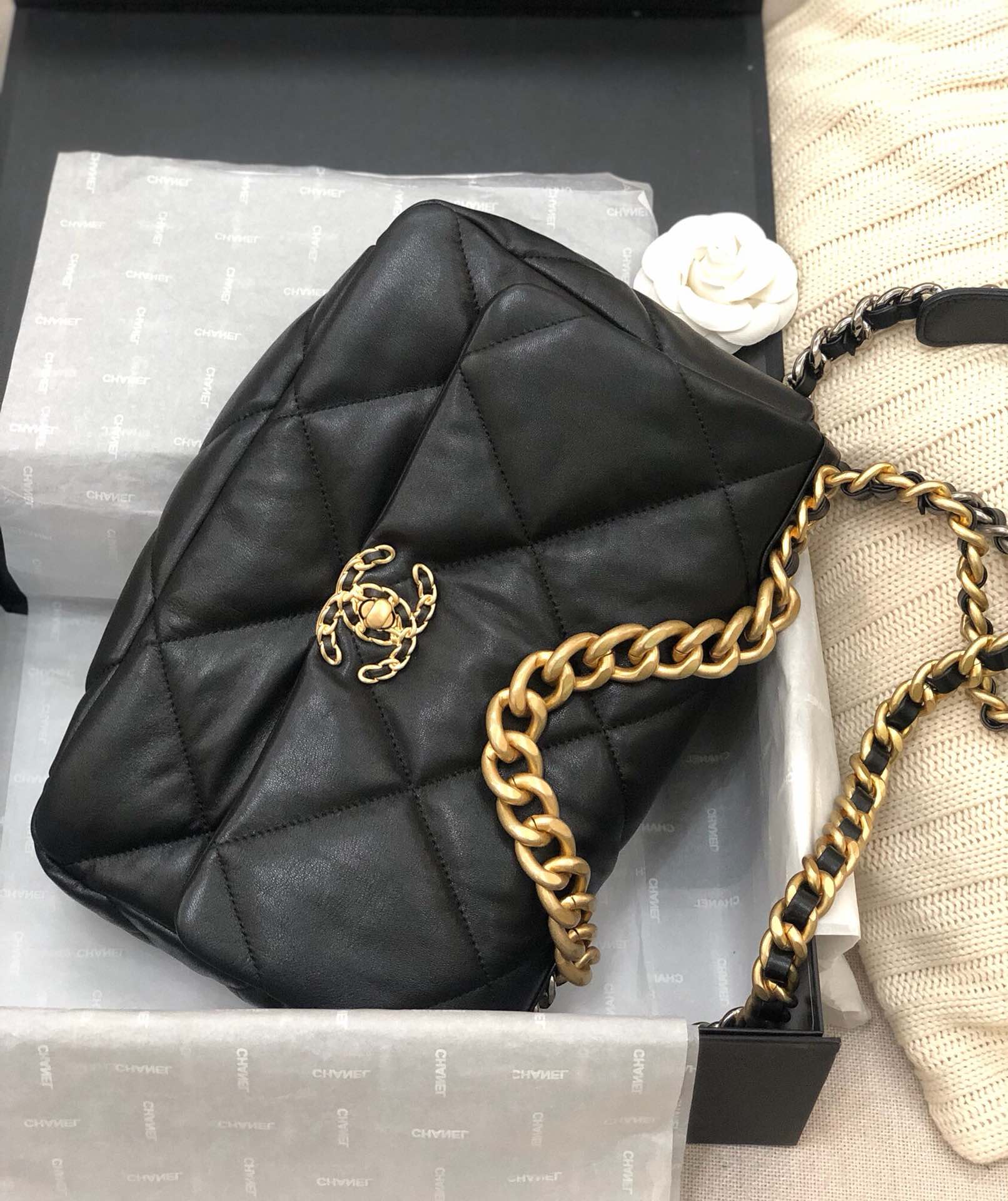 Ch@nel 19 Flap Bag-26&30&36CM