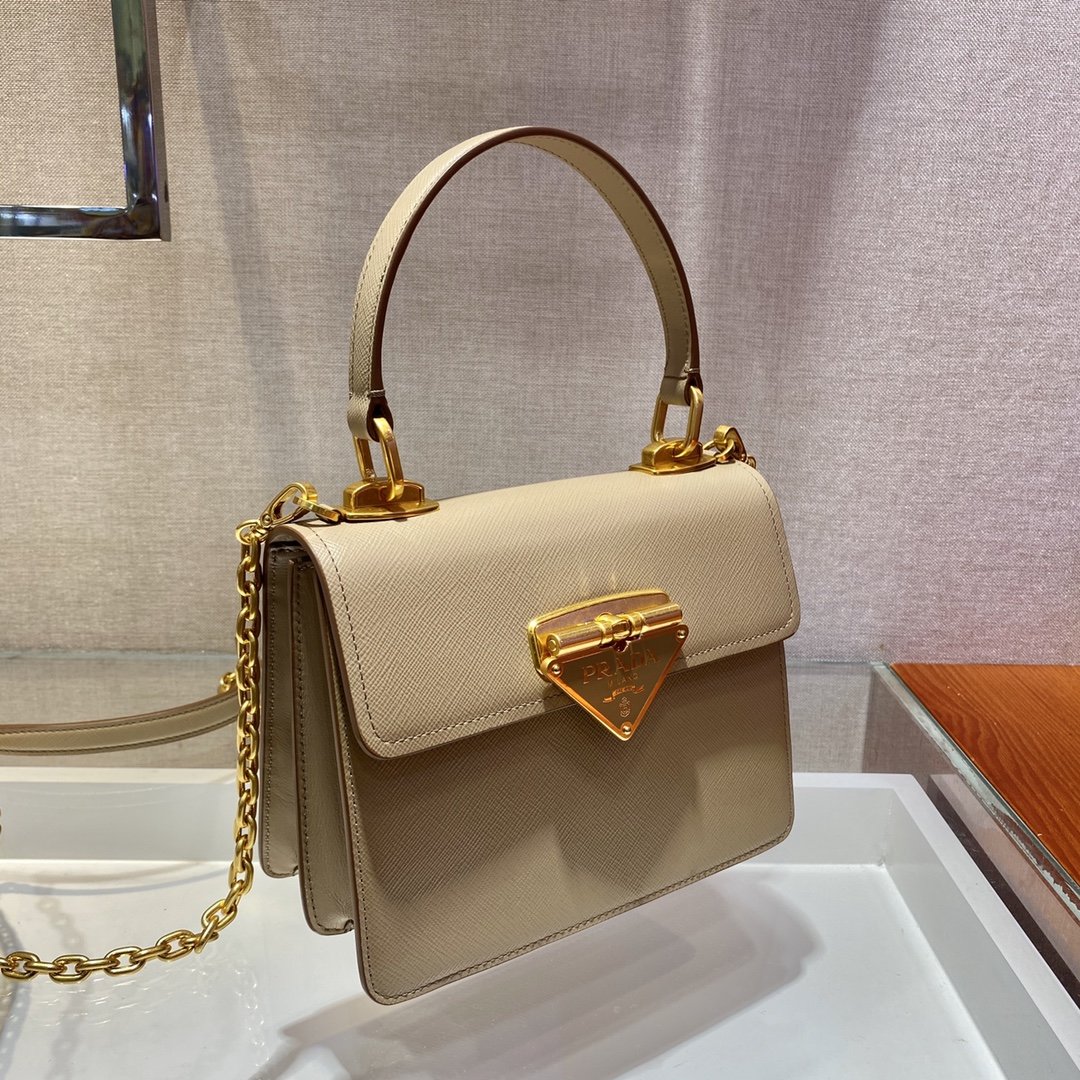 Pra*a 1bd021 chain bag-20*17*8.5cm