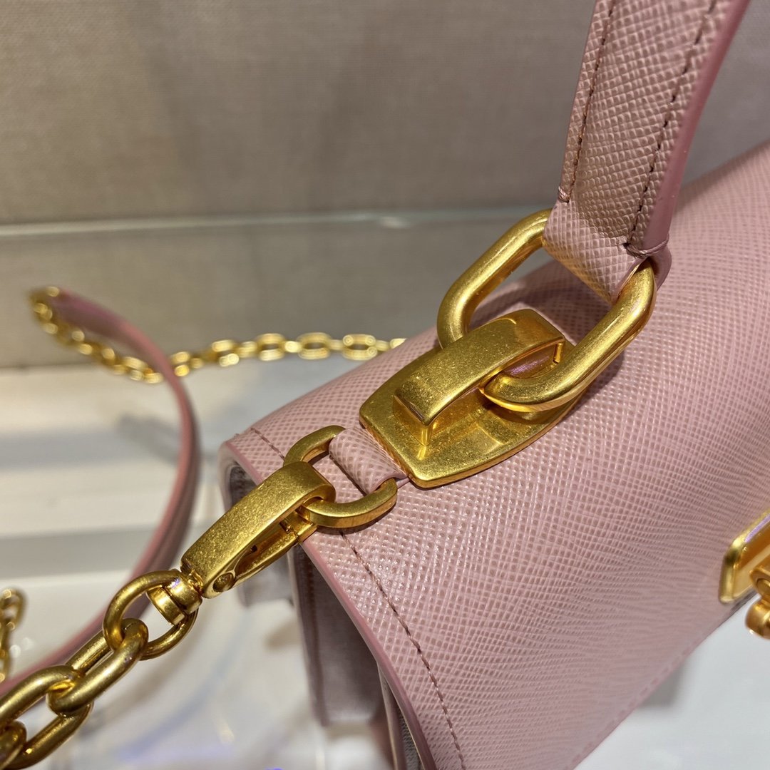 Pra*a 1bd021 chain bag-20*17*8.5cm