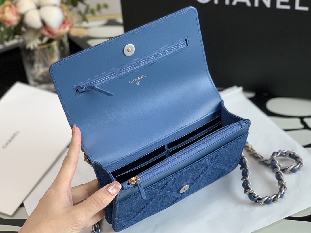 Ch@nel 19 Flap Bag-20*18*9CM