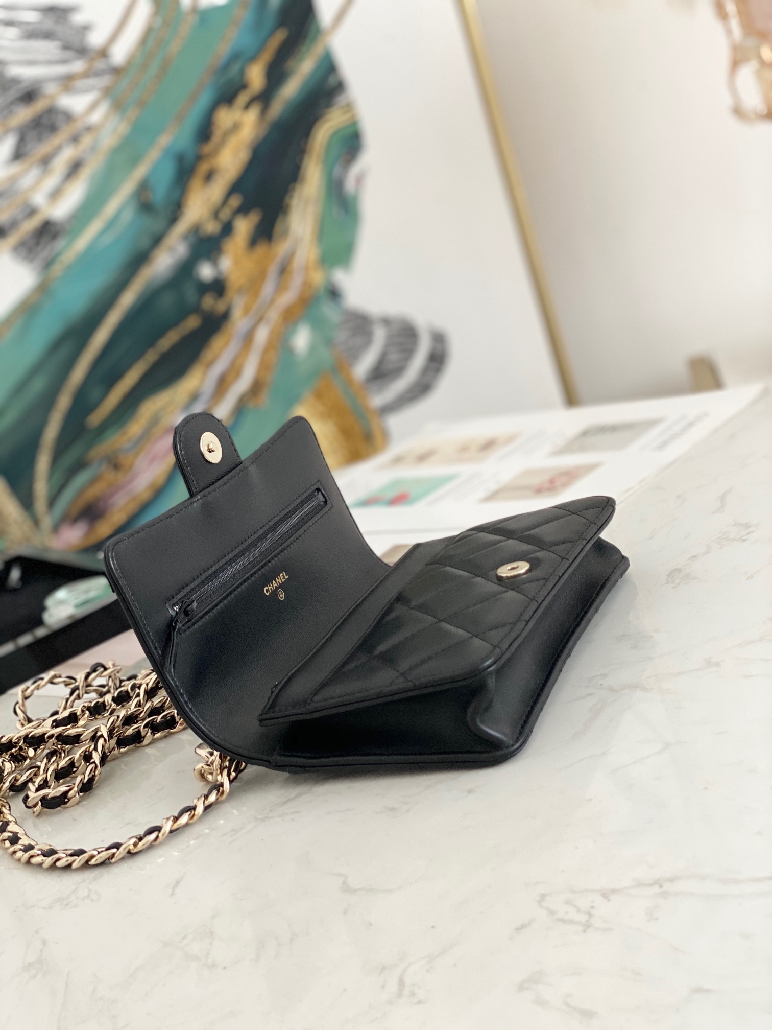 Ch@nel Wallet On Chain-19*12*3.5CM