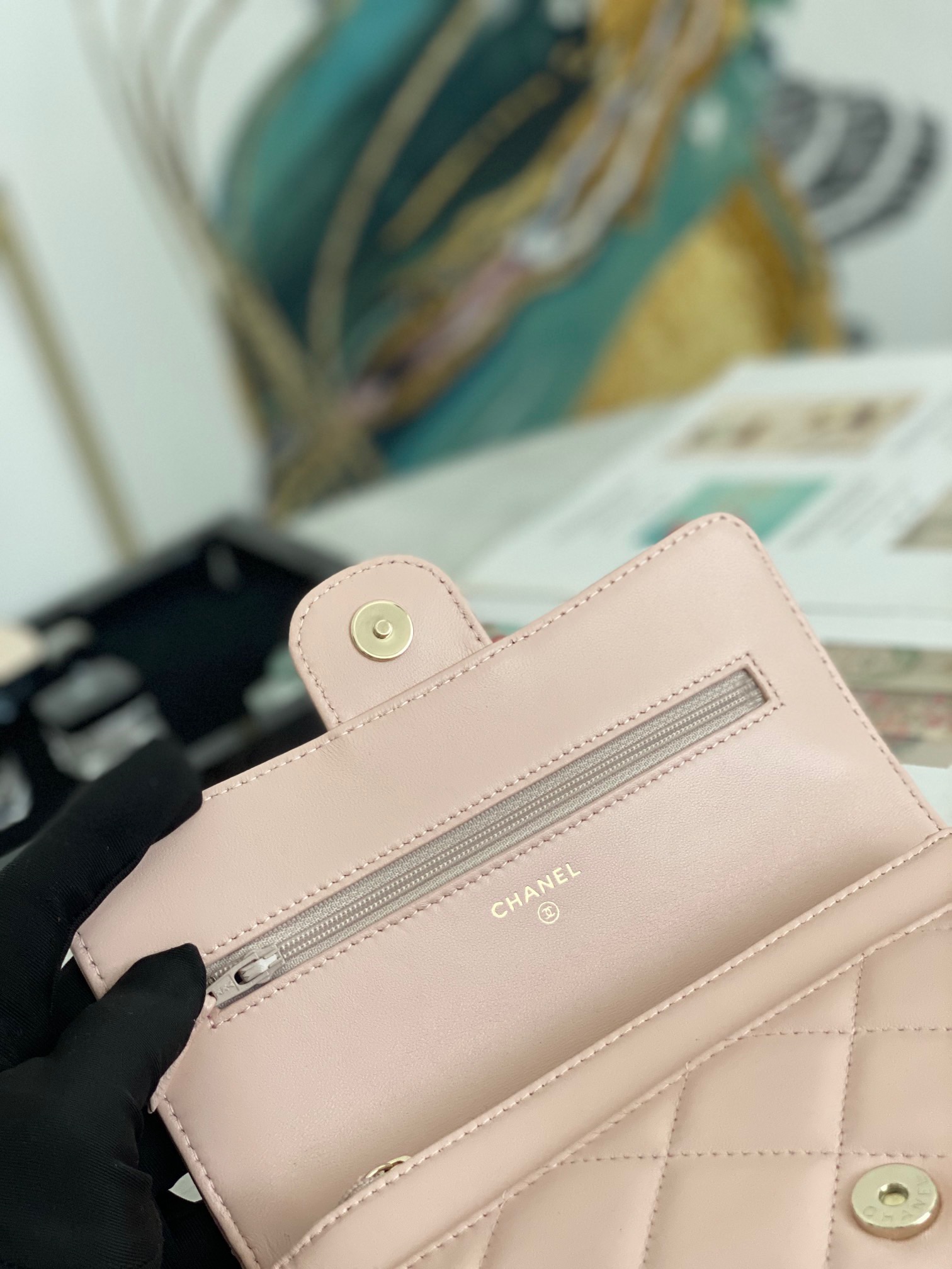 Ch@nel Wallet On Chain-19*12*3.5CM