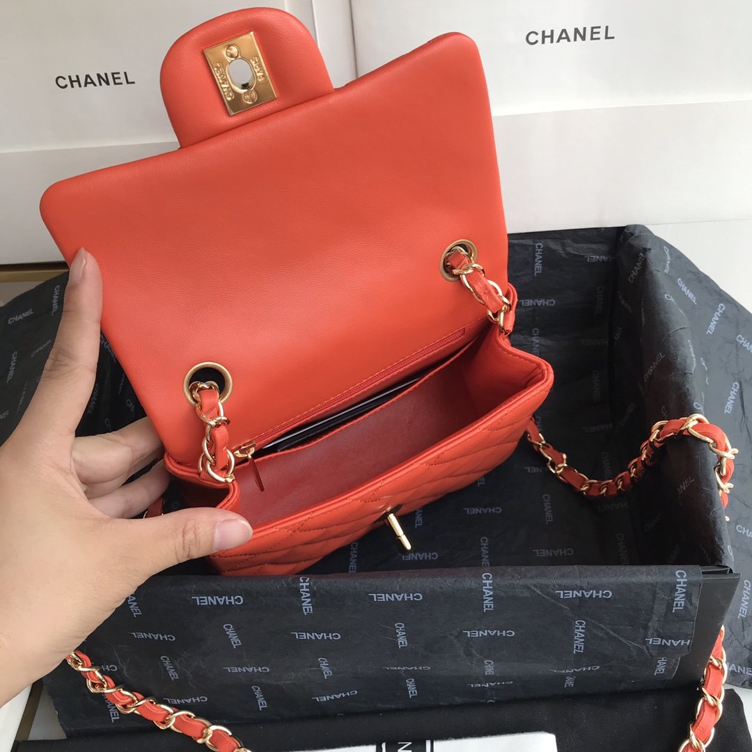 Ch@nel Flap Bag-17CM