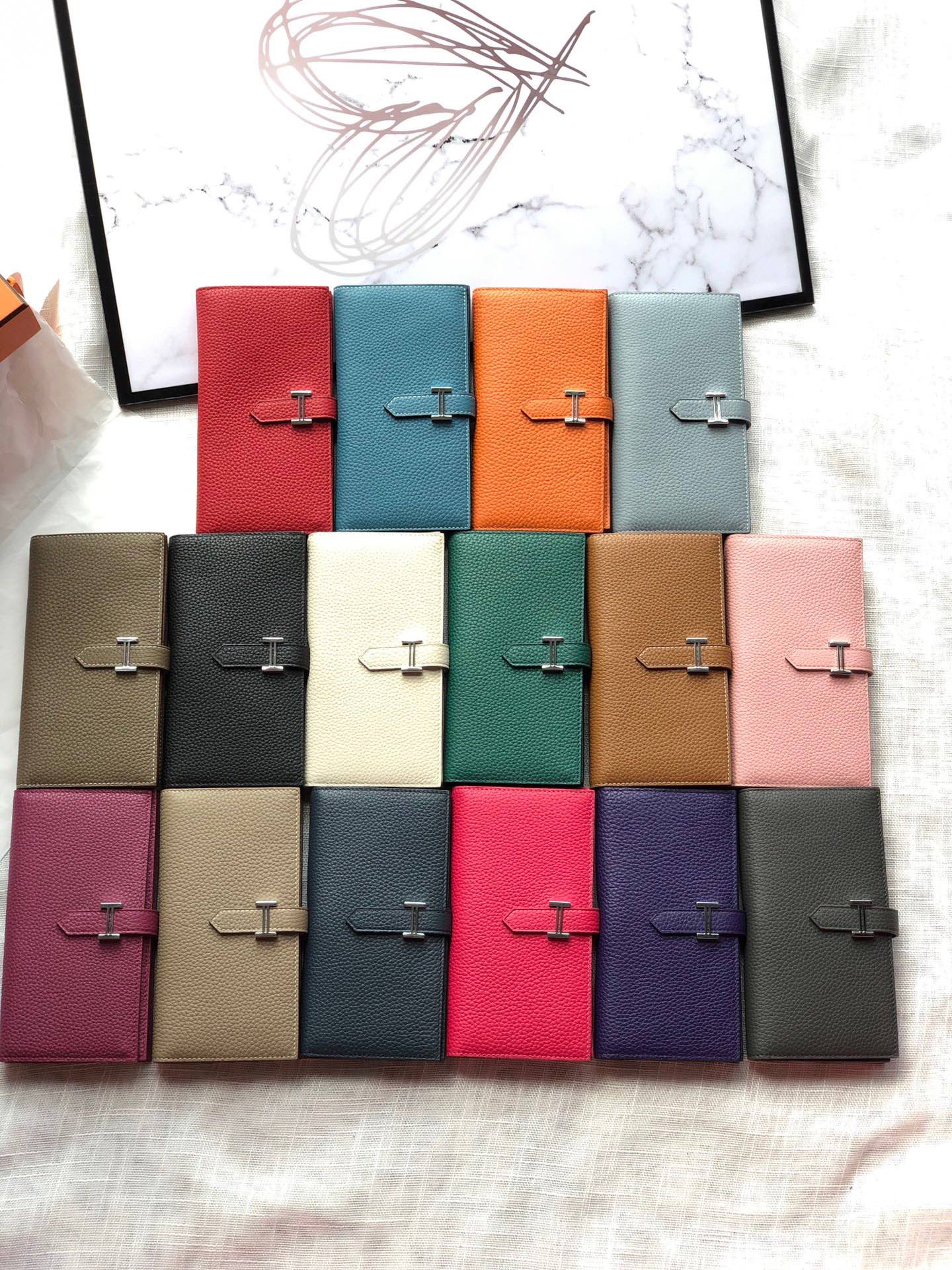 H**mes wallet togo-17.5*2*9.5cm