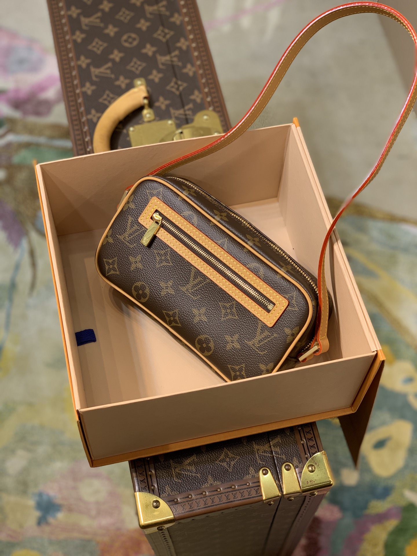 l0*is V*t0n vintage handbags -21.5x12.5x6.5cm