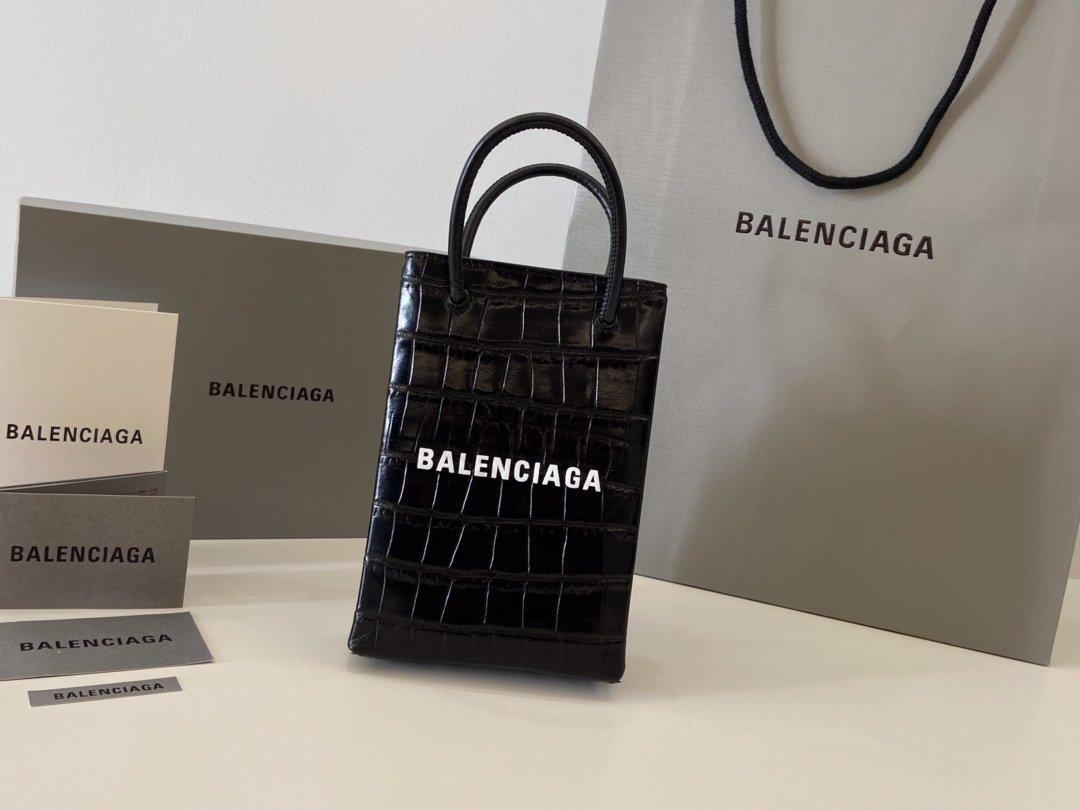 Ba*len*cia*ga mini tote-18*4.5*12cm