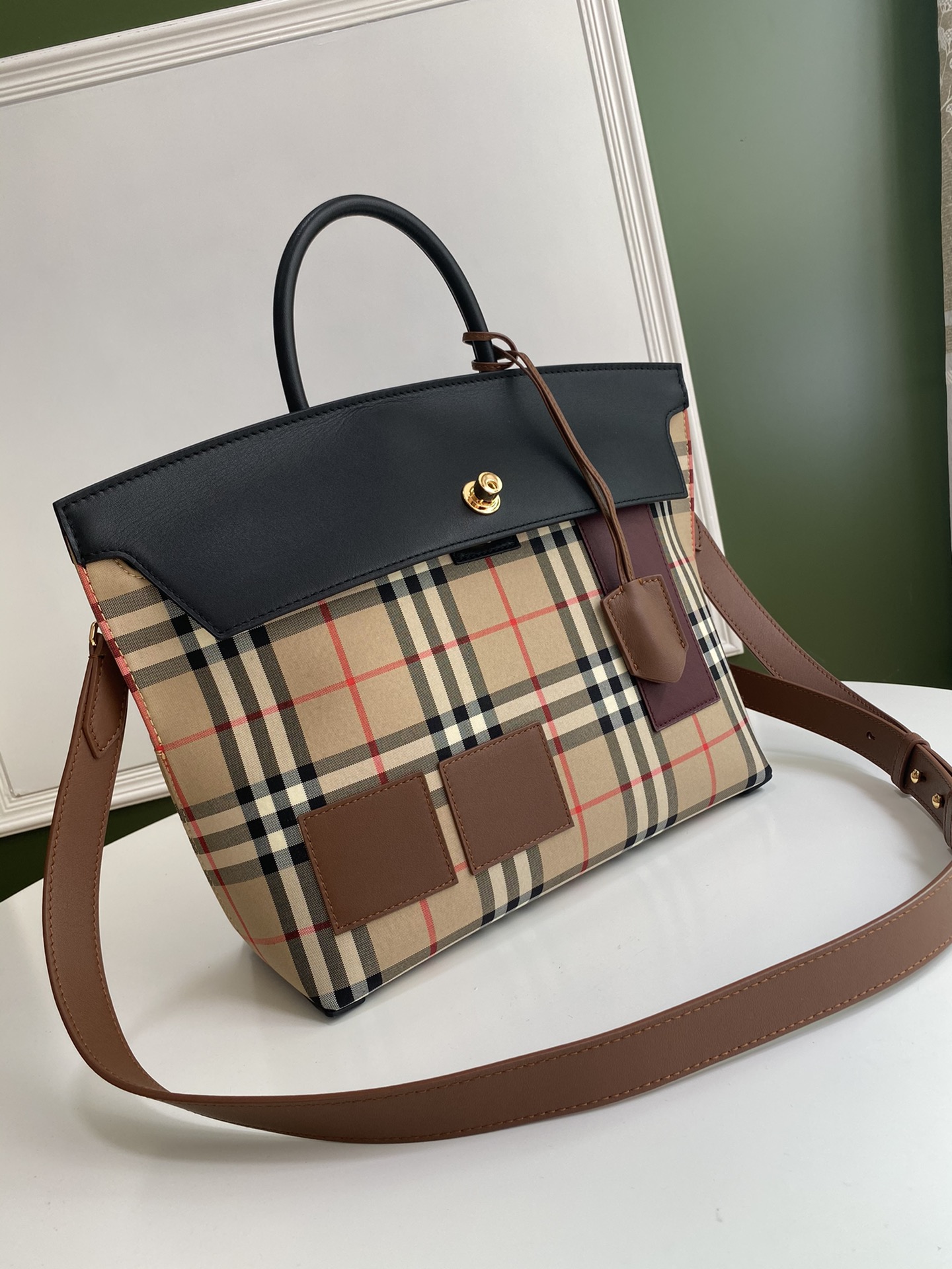 B**rry society vintage tote-28*36*29cm