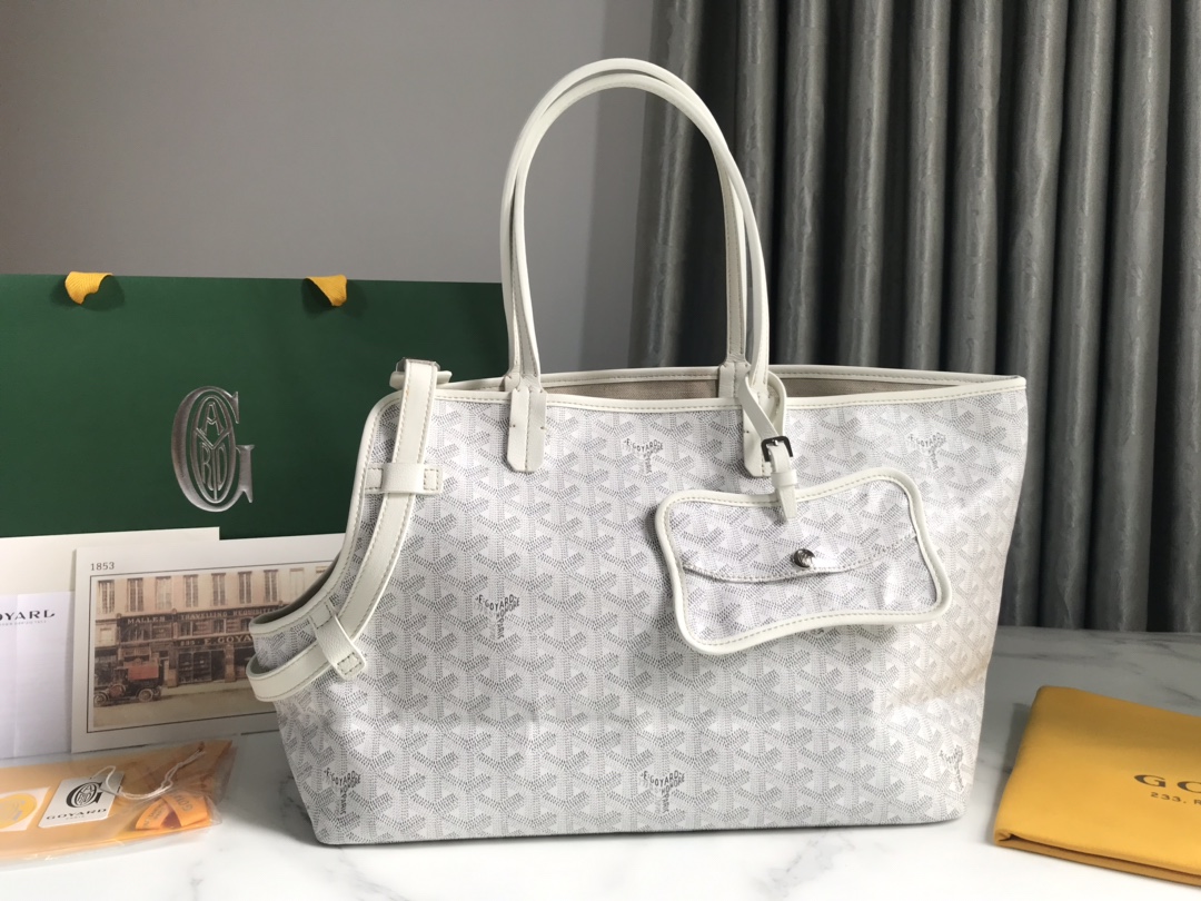 Go*ard chien gris & pocket-27*15*33.5cm
