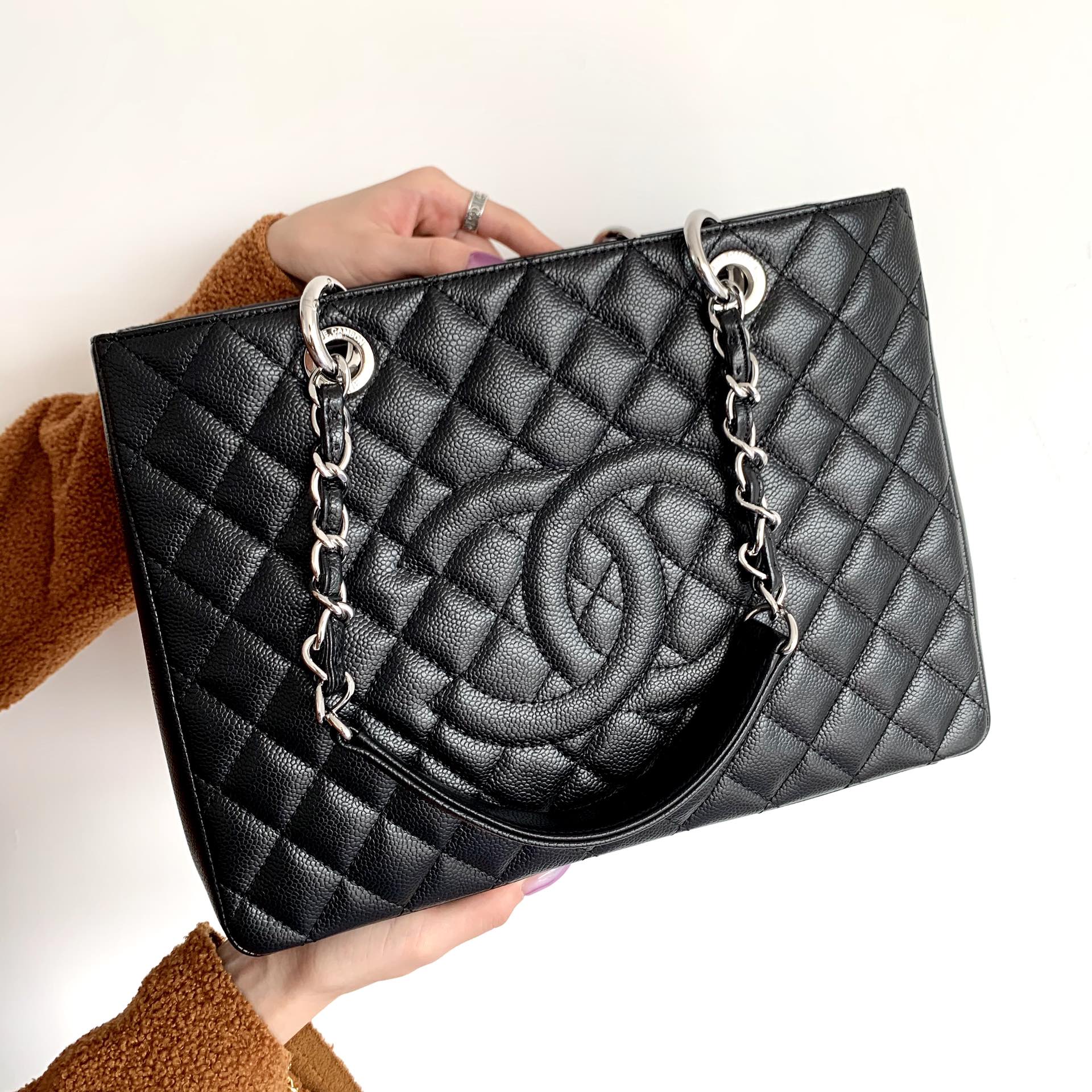 Ch@nel Grand Shopping Tote-34x24x12CM