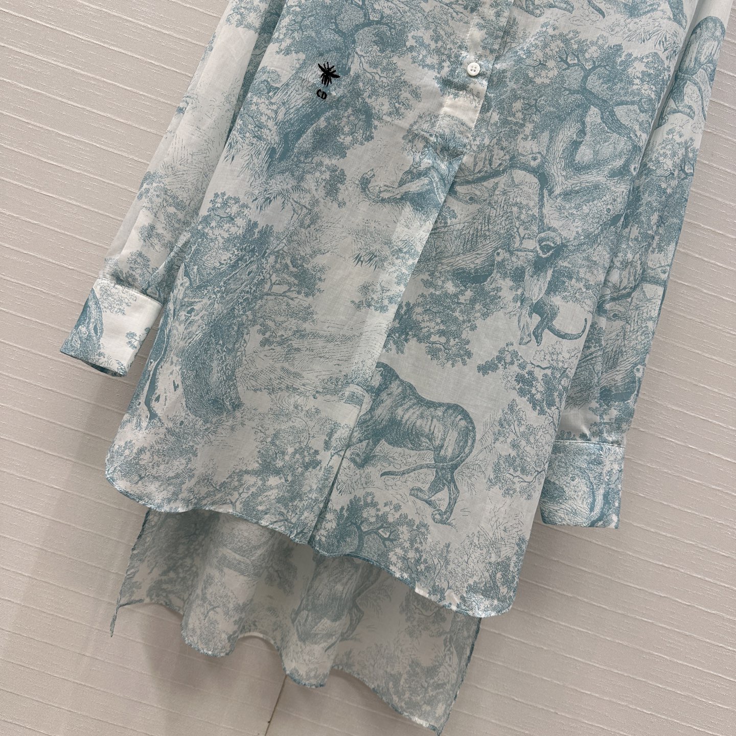 Di*or 2525ss Sauvage Printed Shirt