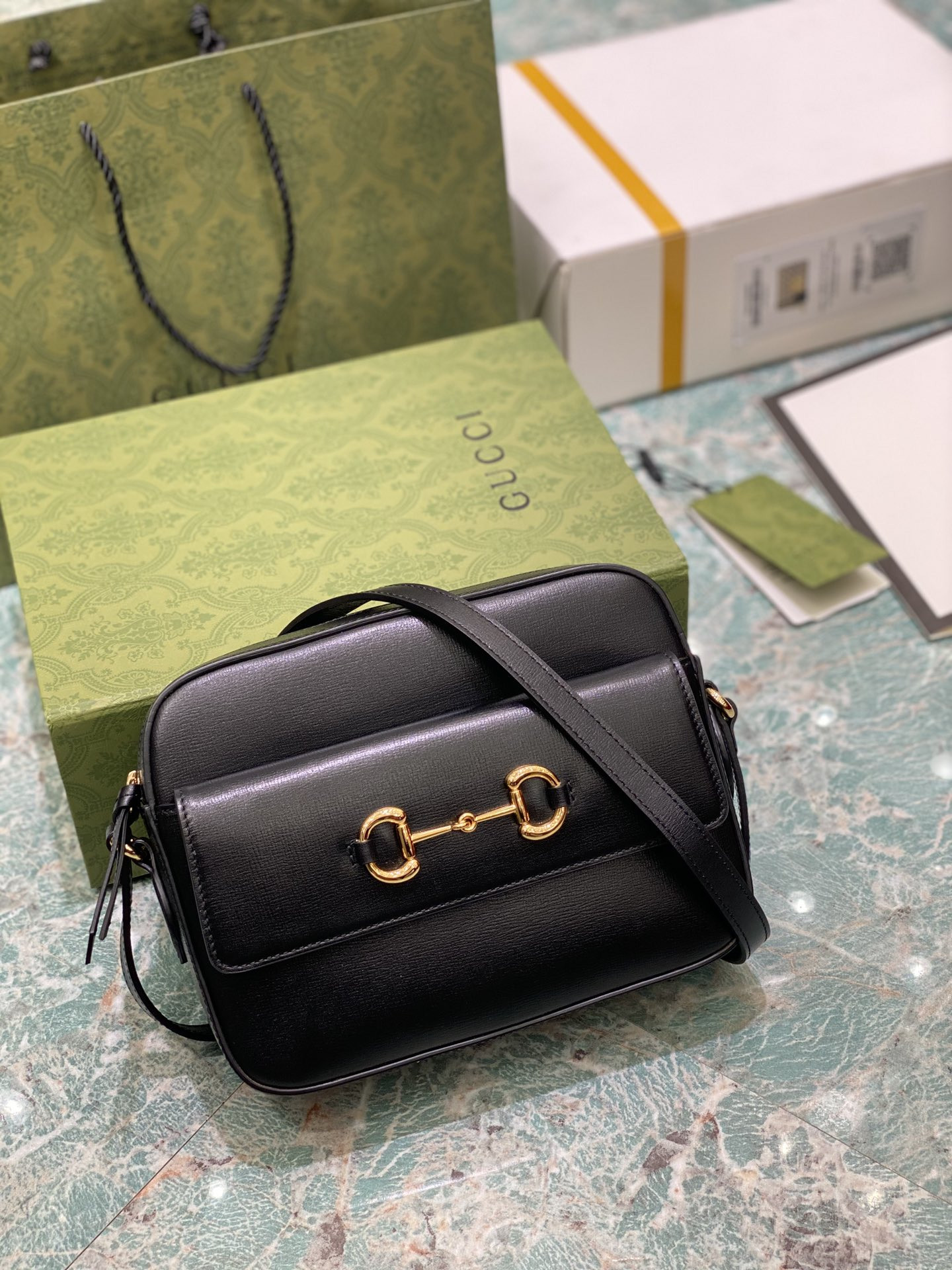 G*u*i 1955 handbag-22.5*17*6.5cm