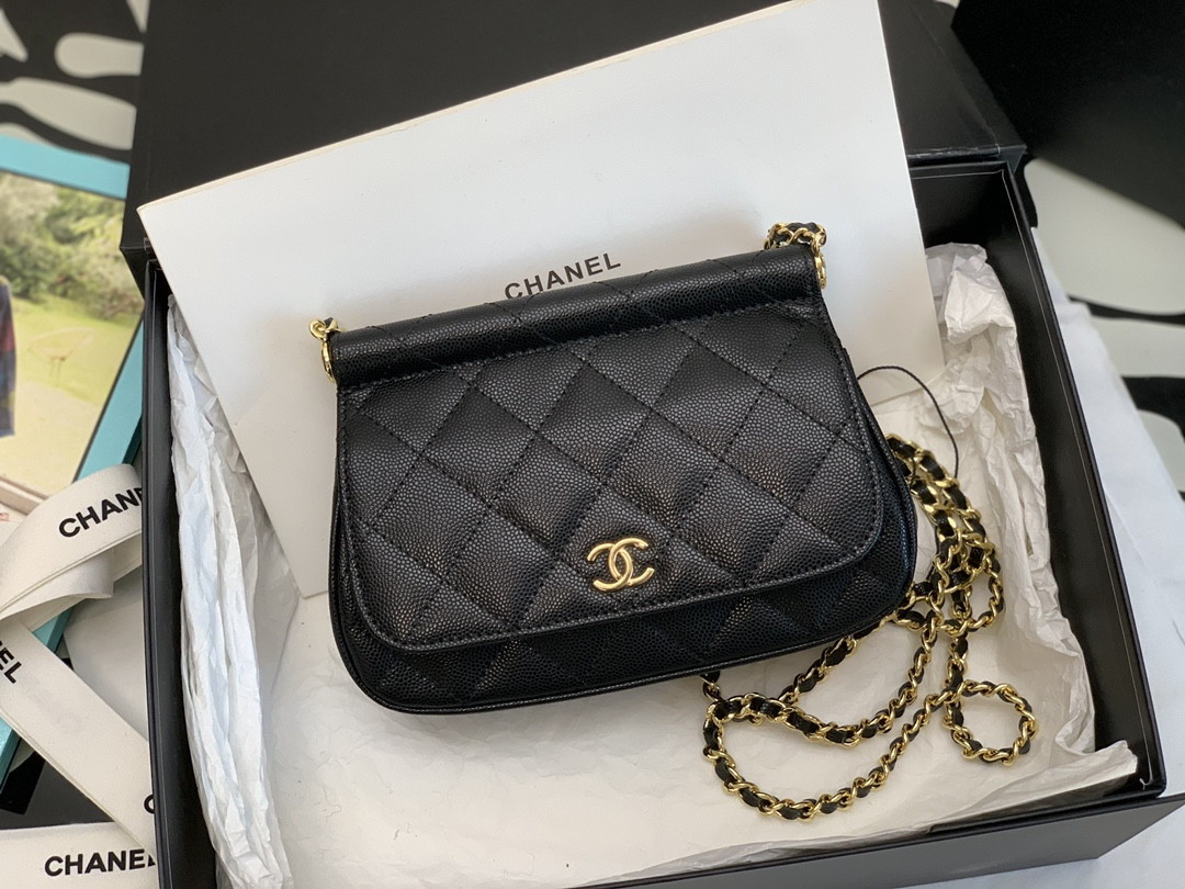 Ch@nel Flap Bag-12*17.5*5.5CM