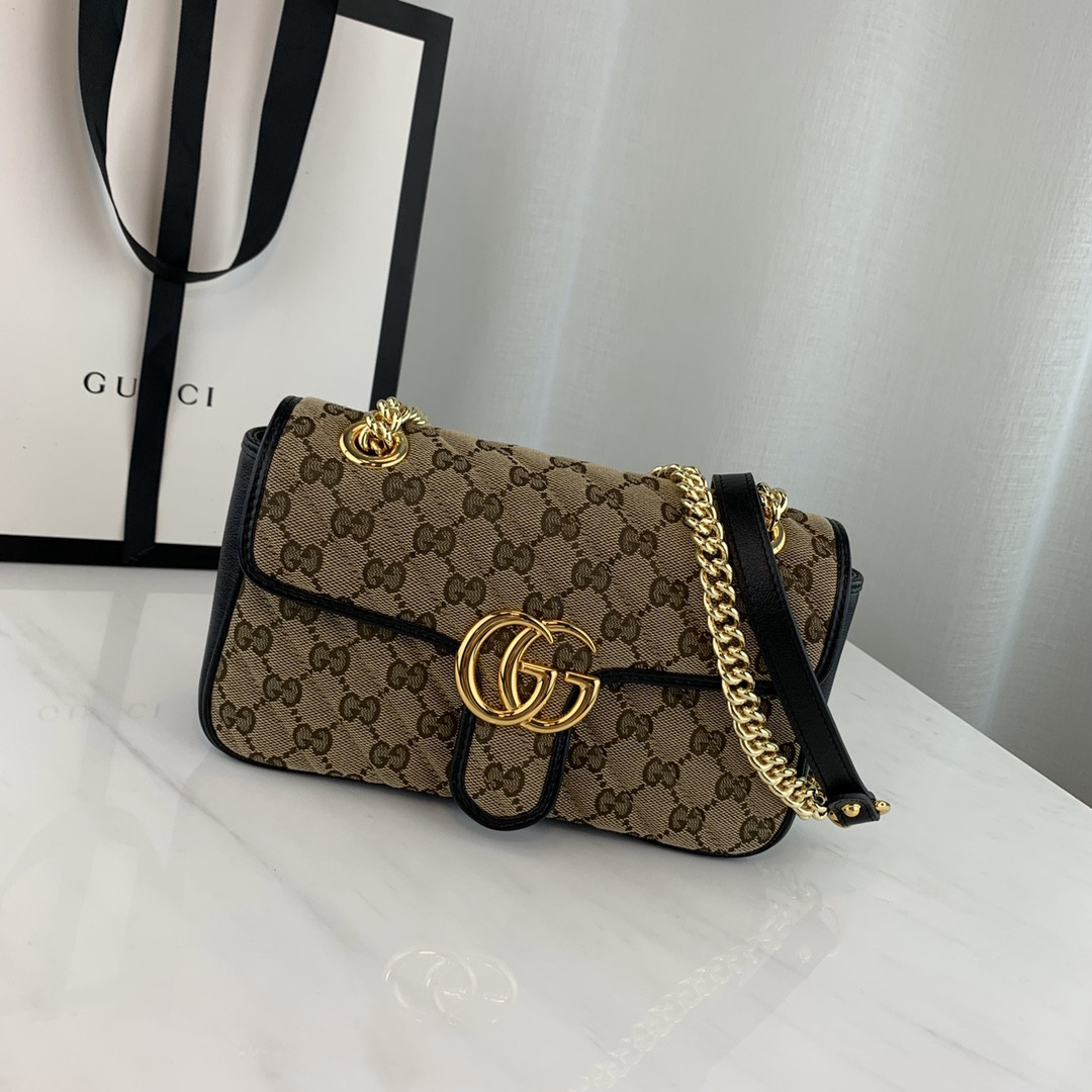 G*u*i marmont bag-14*23*6cm