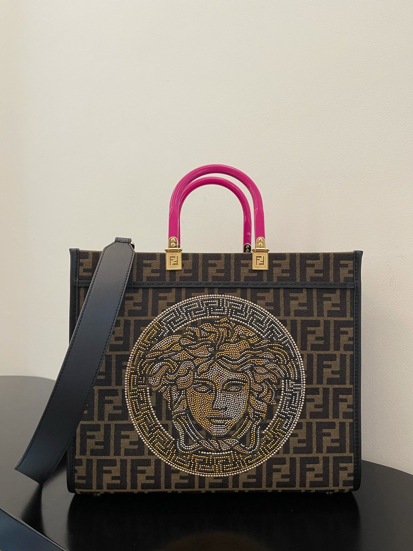F**di & versace tote-36*17*31cm