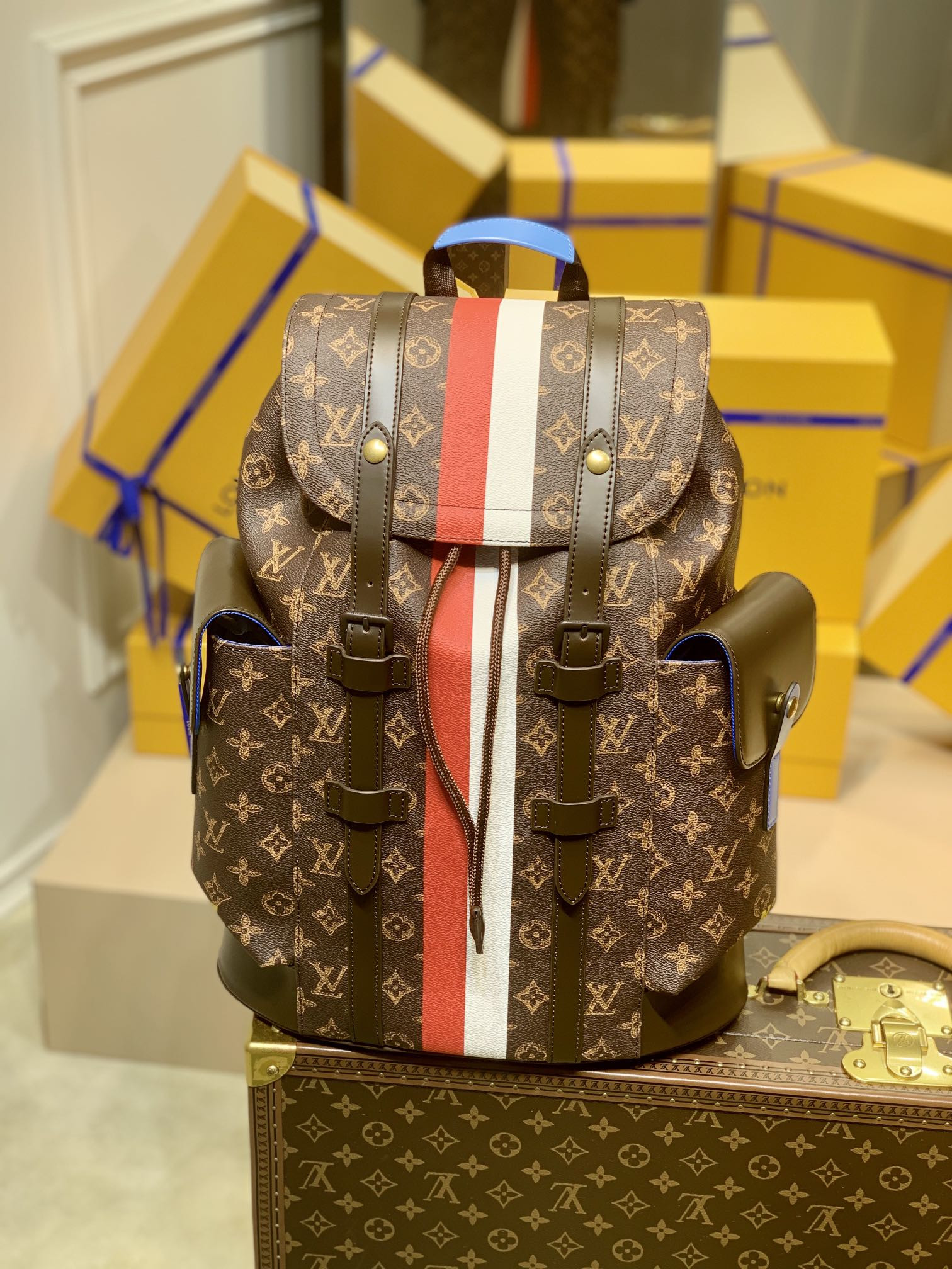 l0*is V*t0n christopher backpack m59662-38*44*21cm