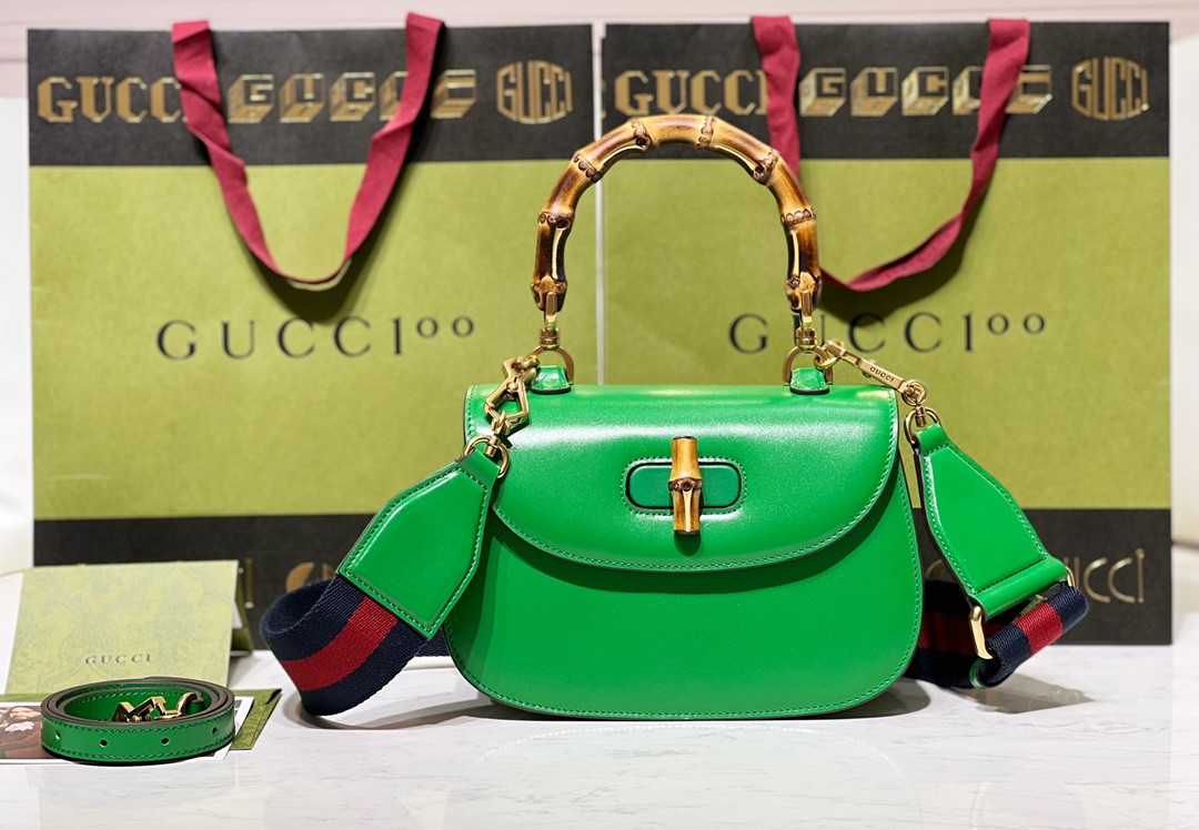 G*u*i bamboo handbag-211*15*7cm