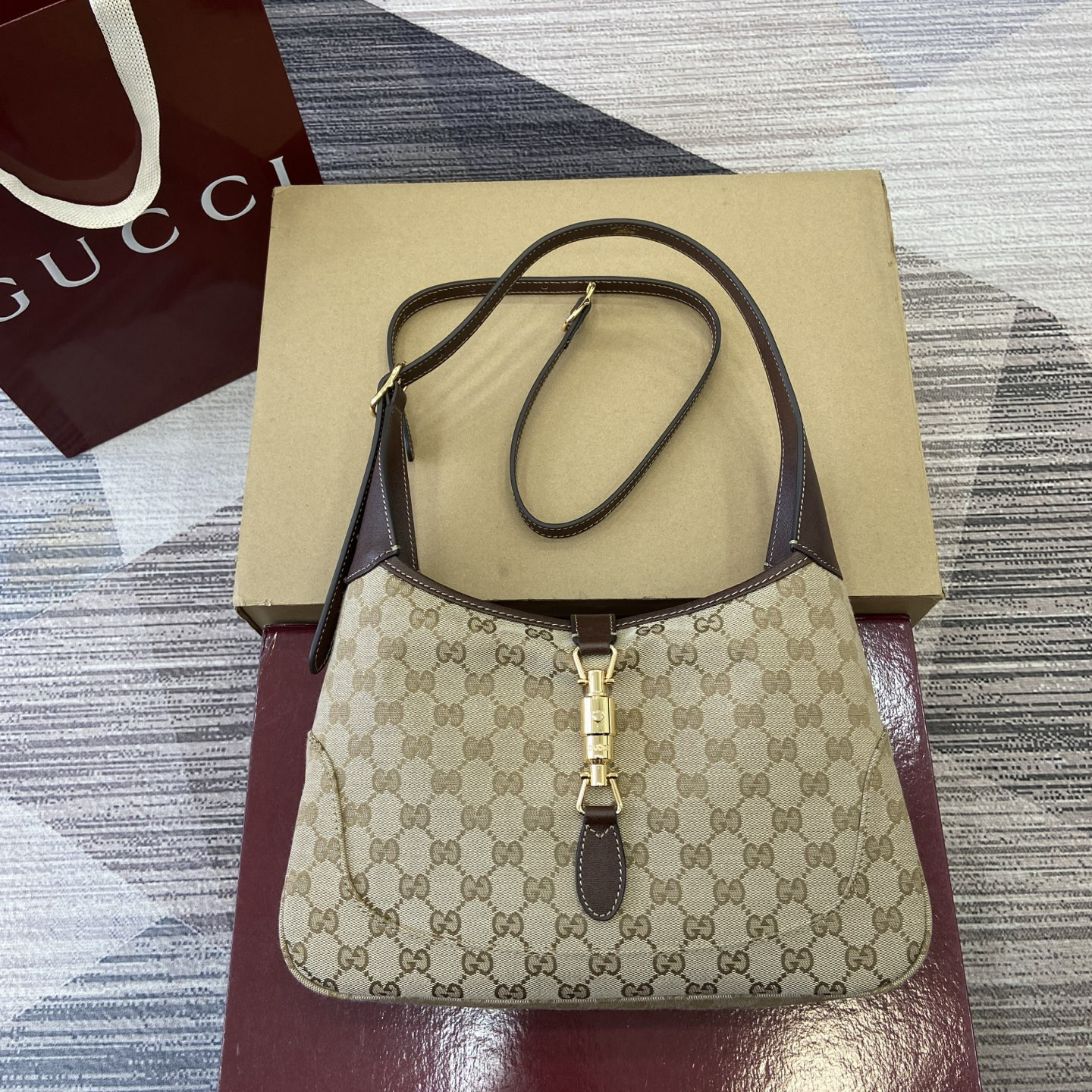 Gvc*1 Jackie 1961 Hobo Bag-28*19*4.5CM