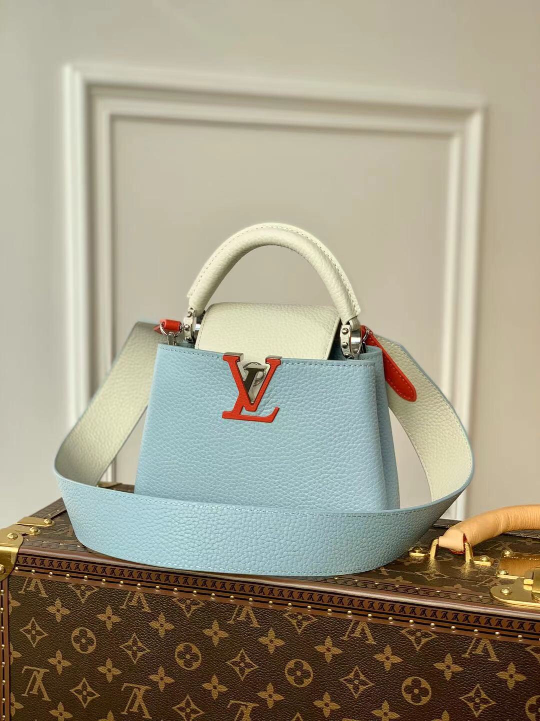 l0*is V*t0n mini capucines handlebag-21*14*8cm