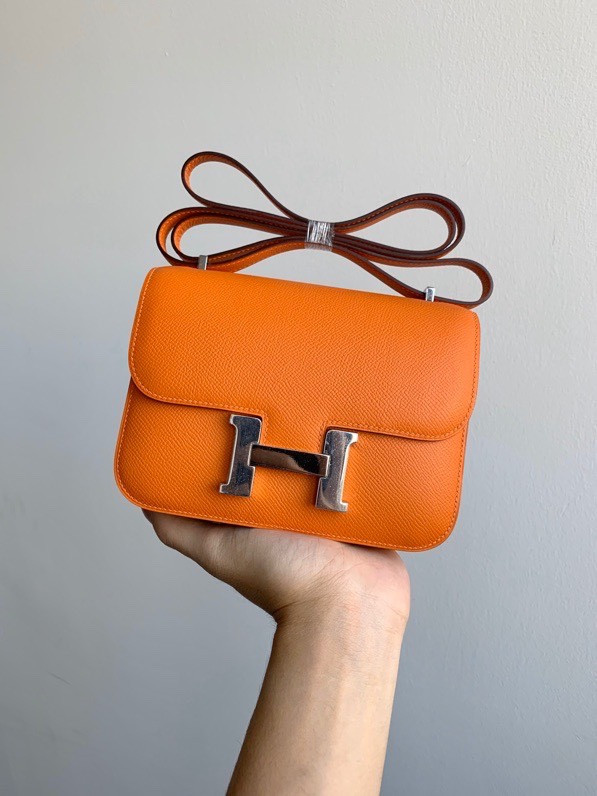 H**mes constance epsom leather-19cm