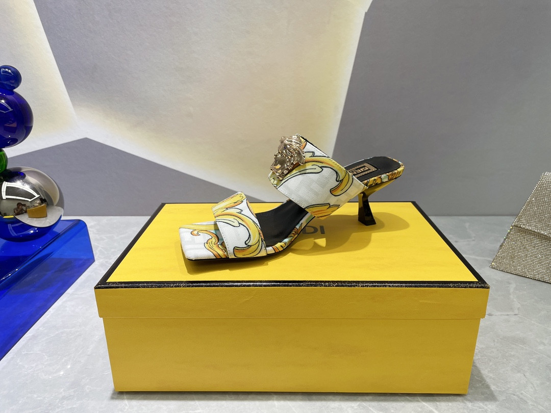 F**di×versace heels-6cm