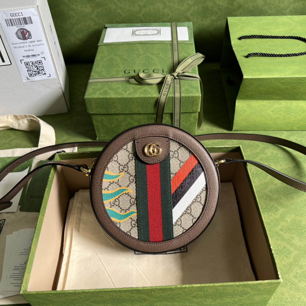 G*u*i ophidia mini round bag-18*18*6cm