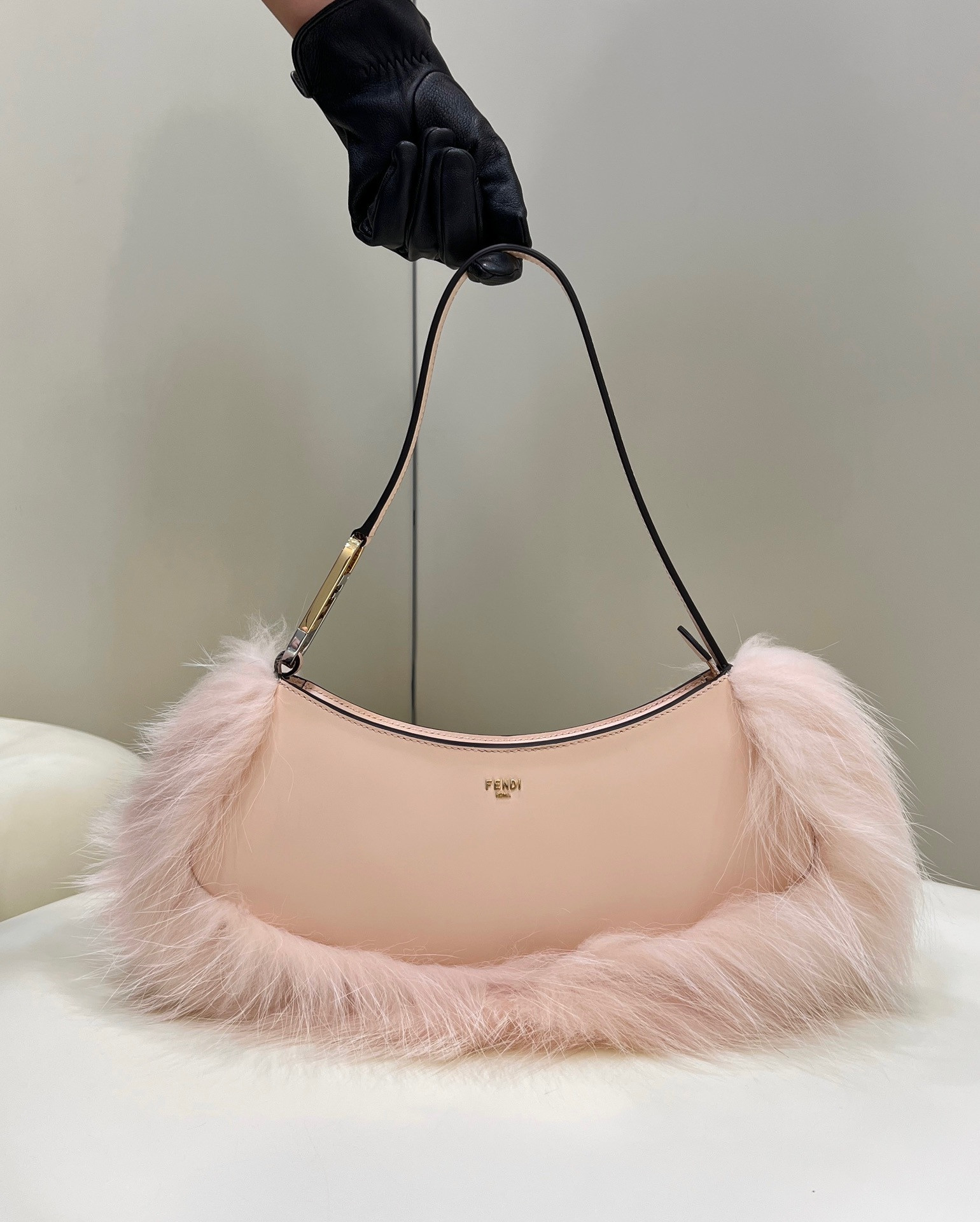 F**di o-lock clutch bags-32*11*5cm