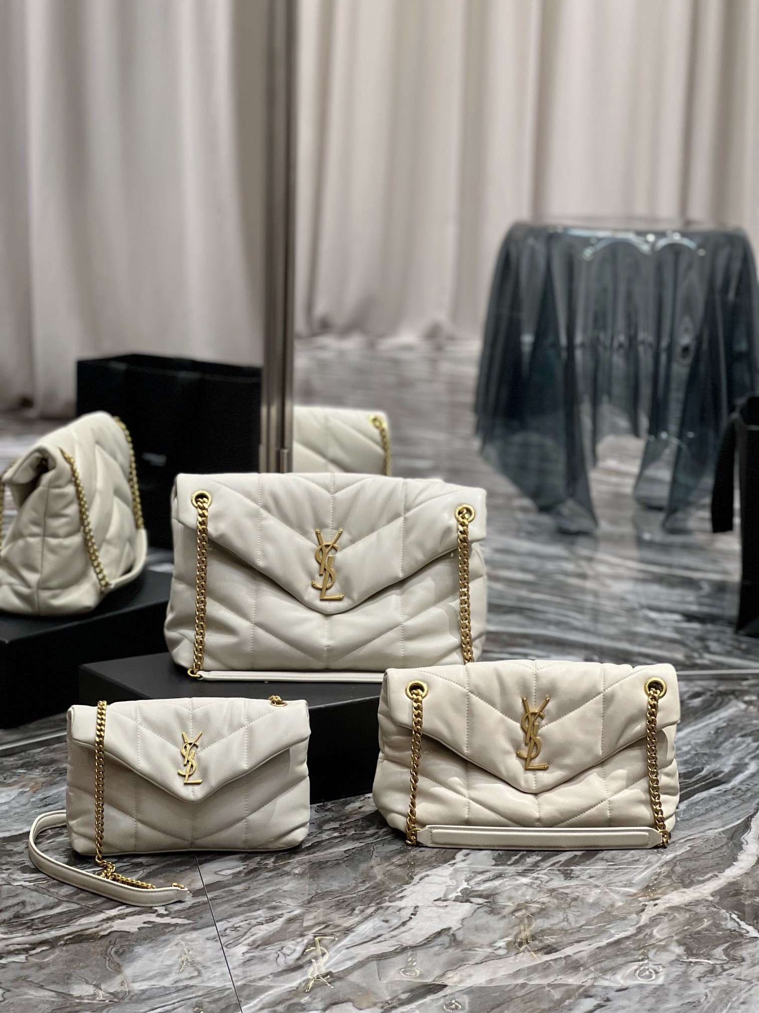 Y*L loulou puffer-lambskin leather