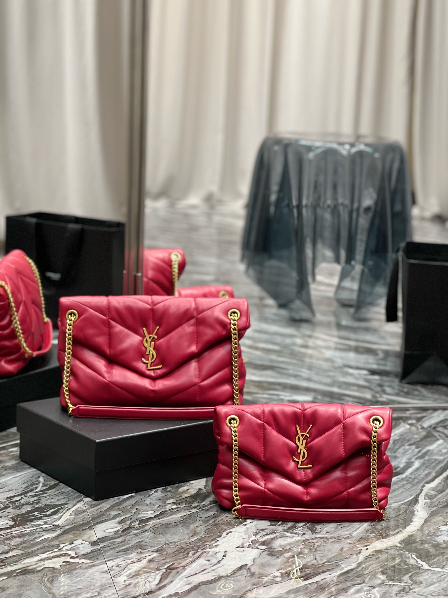Y*L loulou puffer-lambskin leather